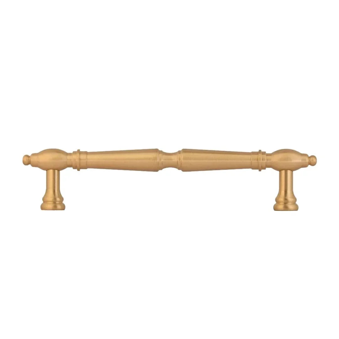 Door handle solid brass antique bronze finish by Mantara, model temple handle B-0123, bronze handle for pooja doors.