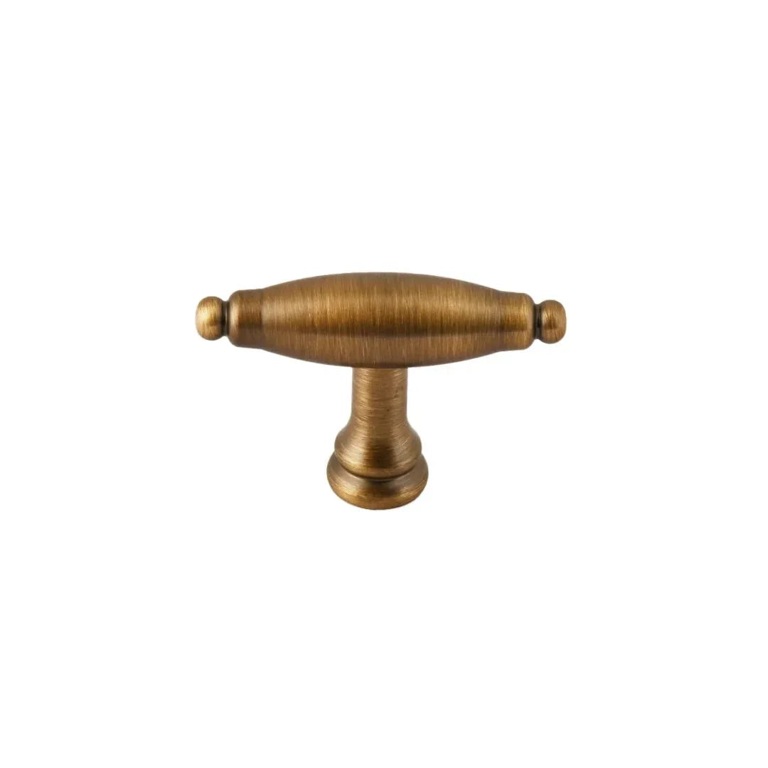Door handle solid brass antique bronze finish by Mantara, model temple handle B-0123, bronze handle for pooja doors.