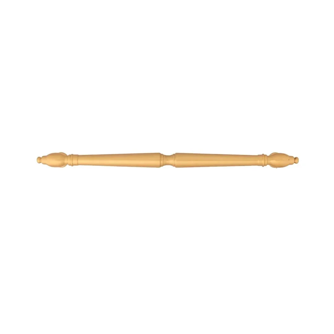 Door handle solid brass antique bronze finish by Mantara, model temple handle B-0123, bronze handle for pooja doors.