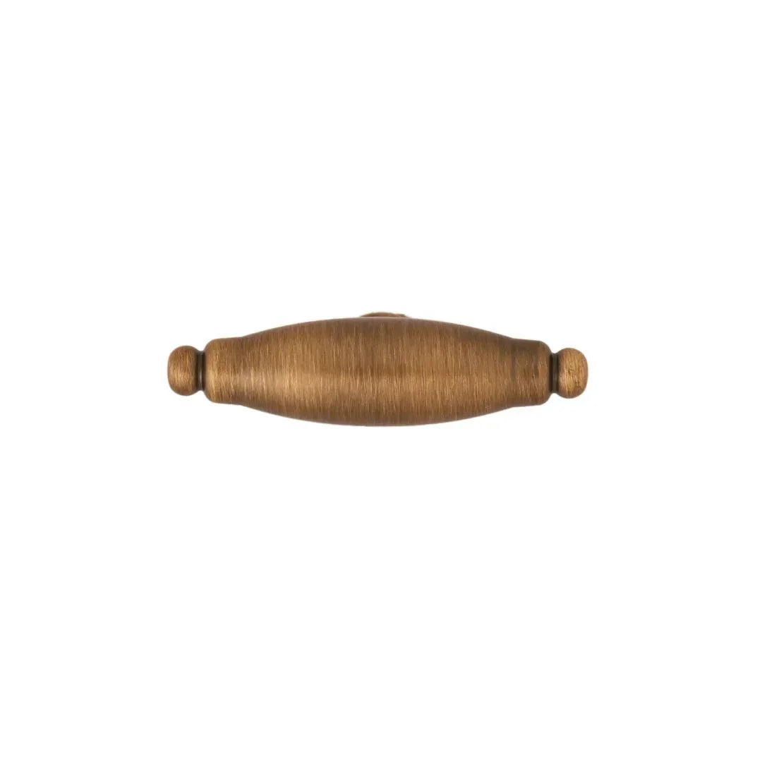 Door handle solid brass antique bronze finish by Mantara, model temple handle B-0123, bronze handle for pooja doors.