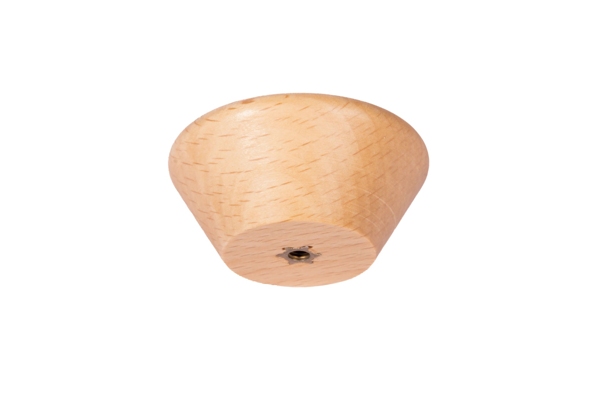 Mantara Briar Knob W-0037 is a modern wooden knob in beech finish, ideal for kitchen and dresser drawers.