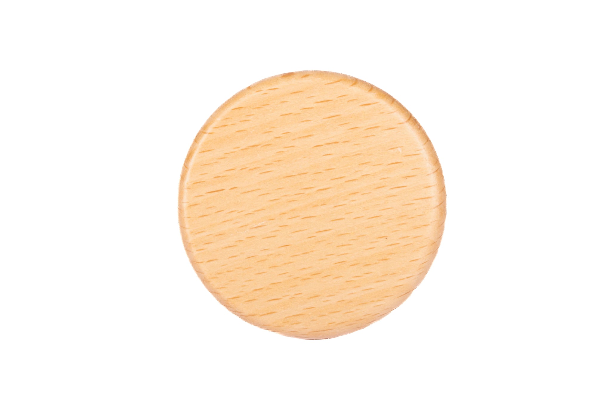 Mantara Briar Knob W-0037 is a modern wooden knob in beech finish, ideal for kitchen and dresser drawers.