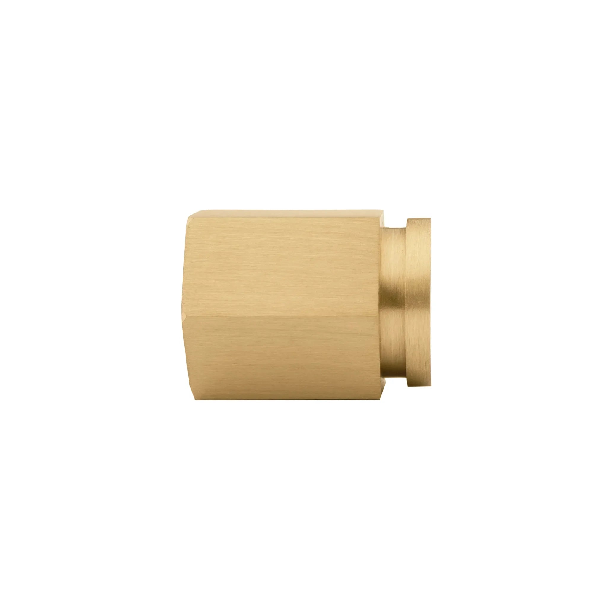 Mantara Brooklyn Handle B-0059 is a modern brushed brass knob and, ideal for cabinets, wardrobes, and kitchens.