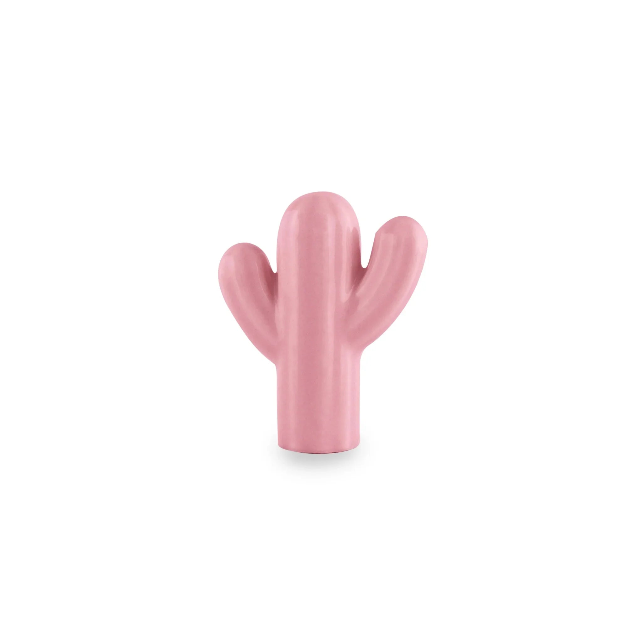 Cabinet knob, ceramic, pink/blue/green, Mantara, Cactus Knob,CR-0004 ceramic knobs, decorative knobs, kids room knobs.