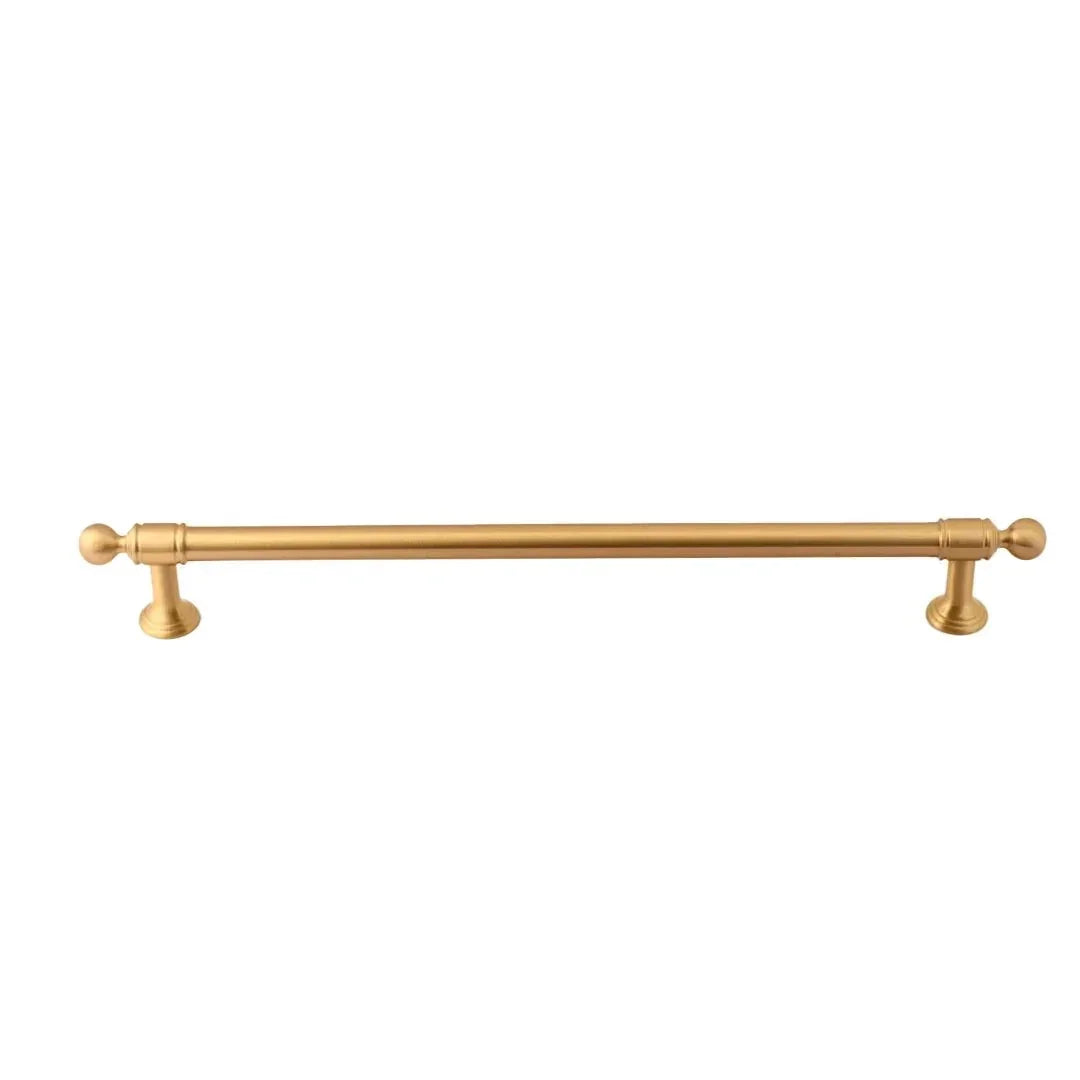 The Mantara B-0127 Caelum Handle is a modern brass handle in bronze and gold, perfect for kitchen drawers, cabinets, and furniture.
