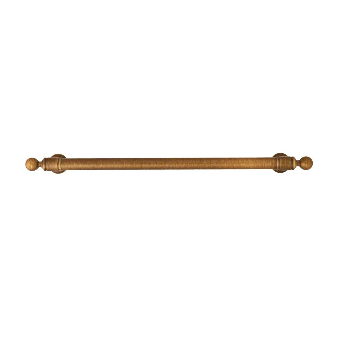 The Mantara B-0127 Caelum Handle is a modern brass handle in bronze and gold, perfect for kitchen drawers, cabinets, and furniture.
