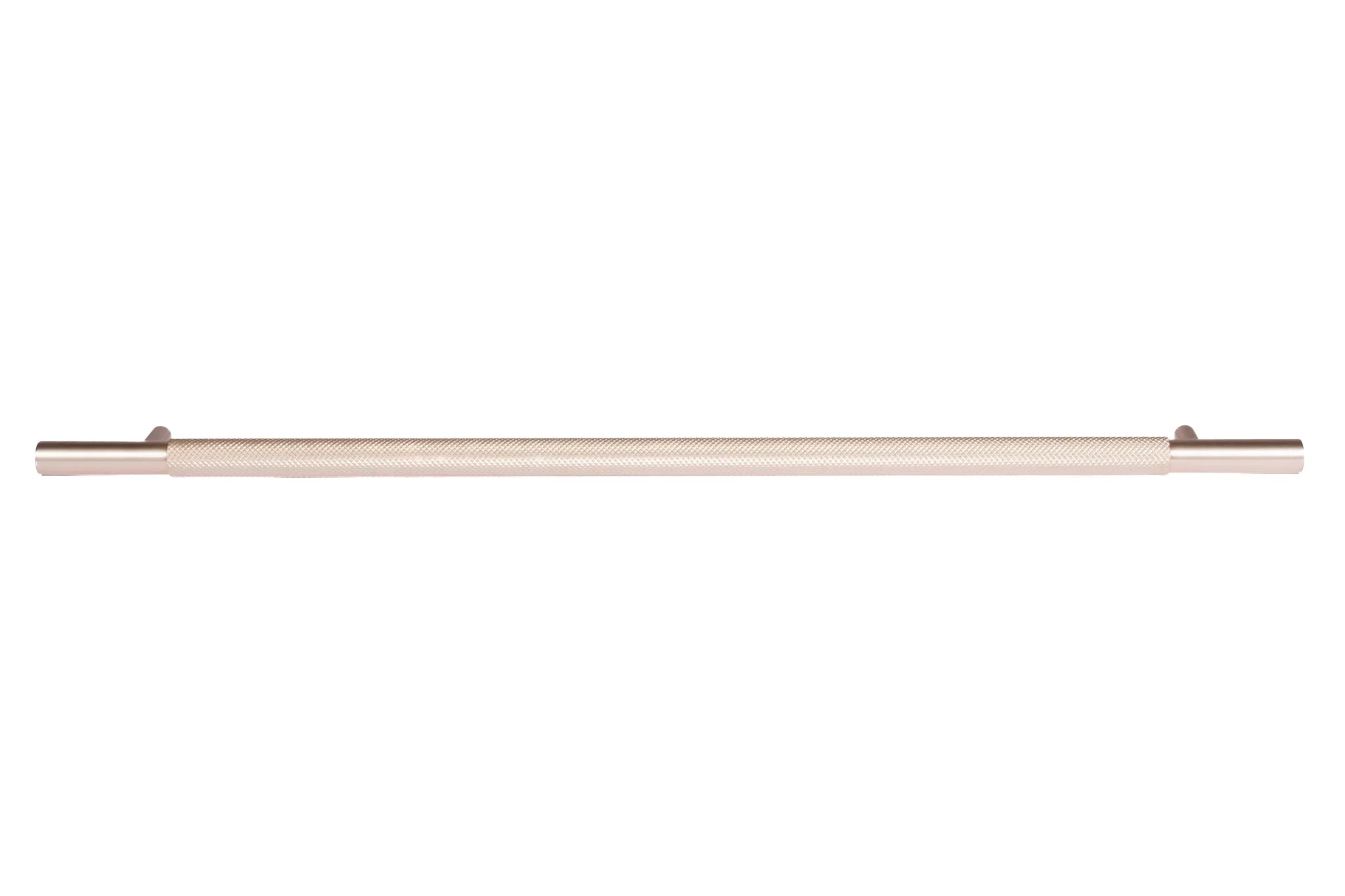 The Mantara AL-0018 Caro Handle is a modern aluminum alloy handle in gold with a brushed finish, ideal for drawers and cabinets.