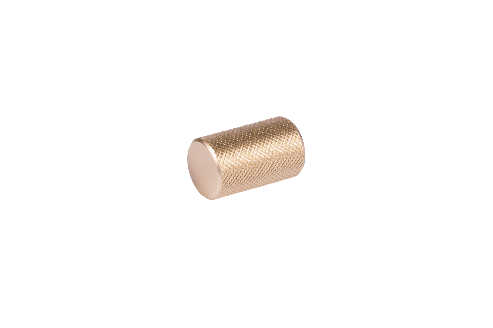 Caro knob AL-0018, gold aluminum, Dia17.2mm H28.2mm, brushed finish, for drawers & dressers by Mantara