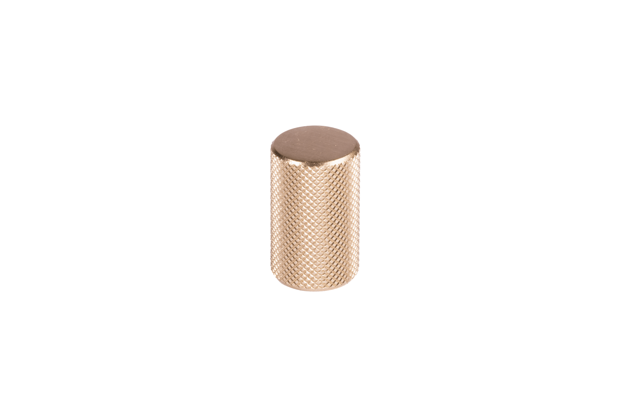 Caro knob AL-0018, gold aluminum, Dia17.2mm H28.2mm, brushed finish, for drawers & dressers by Mantara