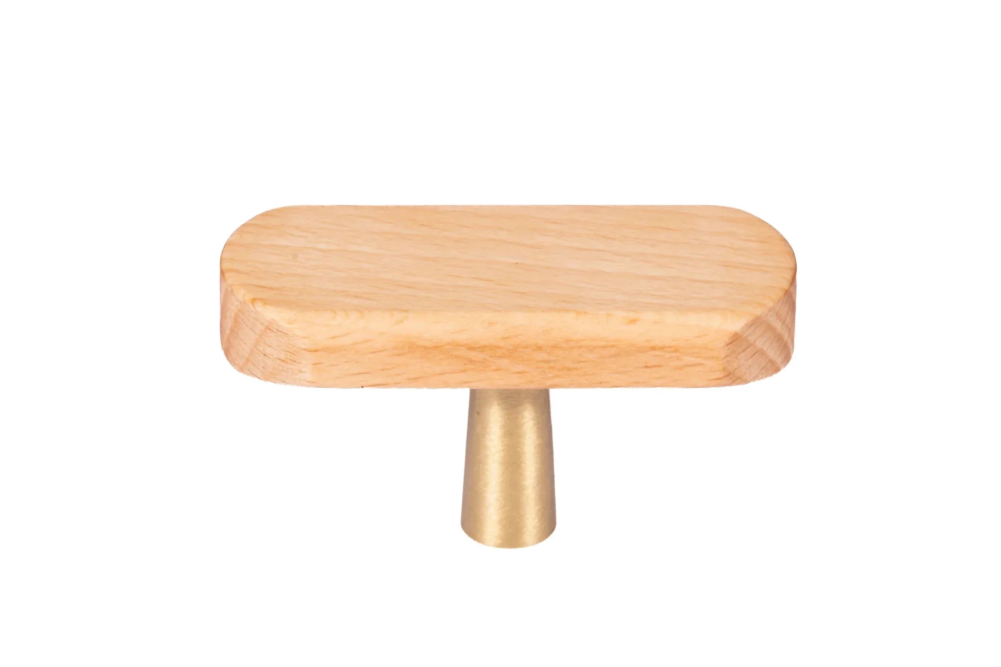 Mantara Cedric Handle W-0048 is a modern beech wood Tbar handle, ideal for kitchen drawers, dresser drawers.
