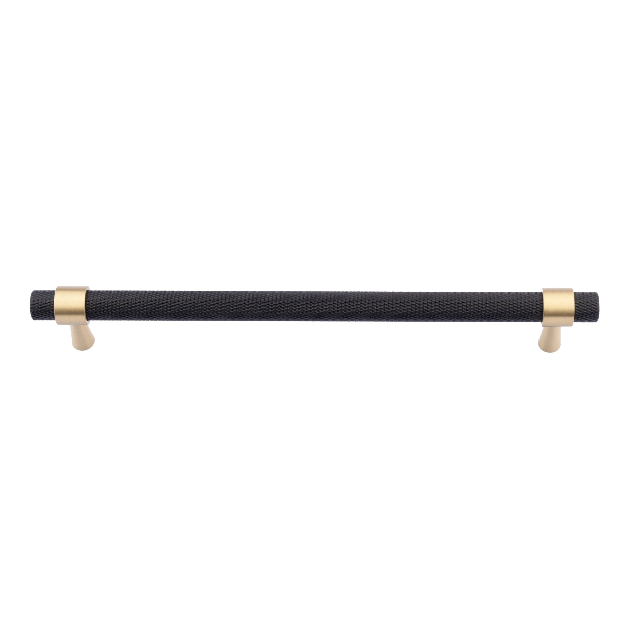 B-0064 Cleo T-Bar handle in brushed brass, sizes 50mm, 130mm, 160mm, 190mm & 224mm, for kitchen cabinets, wardrobes, and drawers by Mantara.