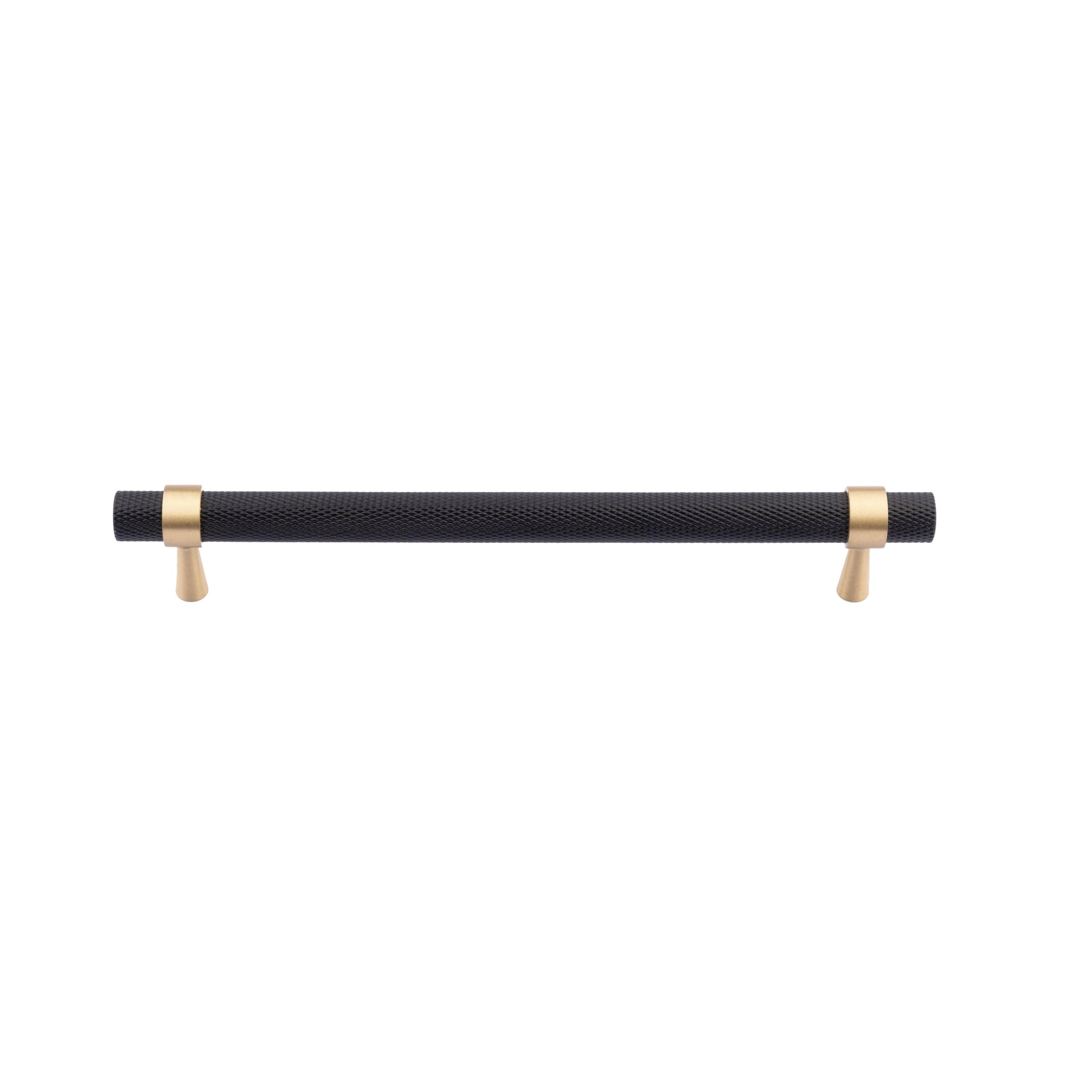 B-0064 Cleo T-Bar handle in brushed brass, sizes 50mm, 130mm, 160mm, 190mm & 224mm, for kitchen cabinets, wardrobes, and drawers by Mantara.