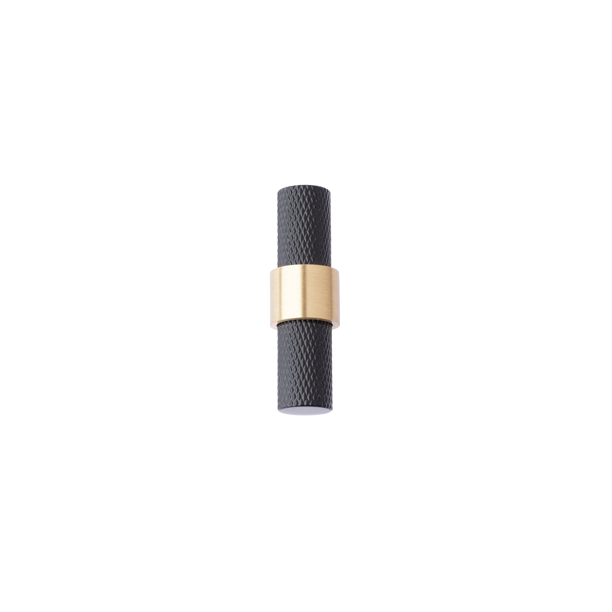 B-0064 Cleo T-Bar handle in brushed brass, sizes 50mm, 130mm, 160mm, 190mm & 224mm, for kitchen cabinets, wardrobes, and drawers by Mantara.