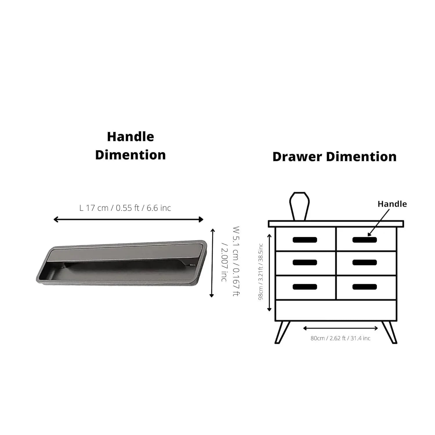 Mantara Concealed Square Handle Z-0011 is a modern zinc handle in matte black ideal for sliding doors and furniture.