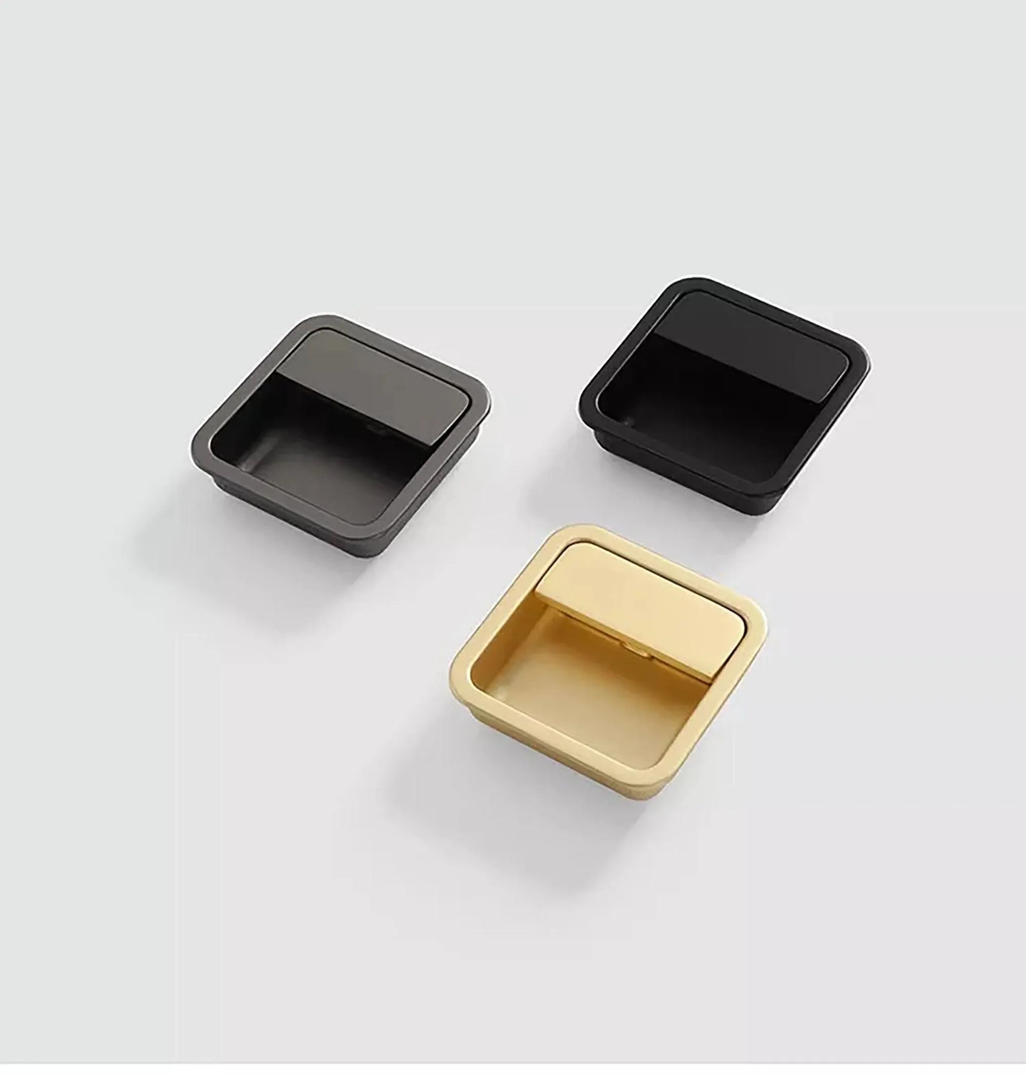 Mantara Concealed Square Handle Z-0011 is a modern zinc handle in matte gold,black,grey ideal for sliding doors and furniture.