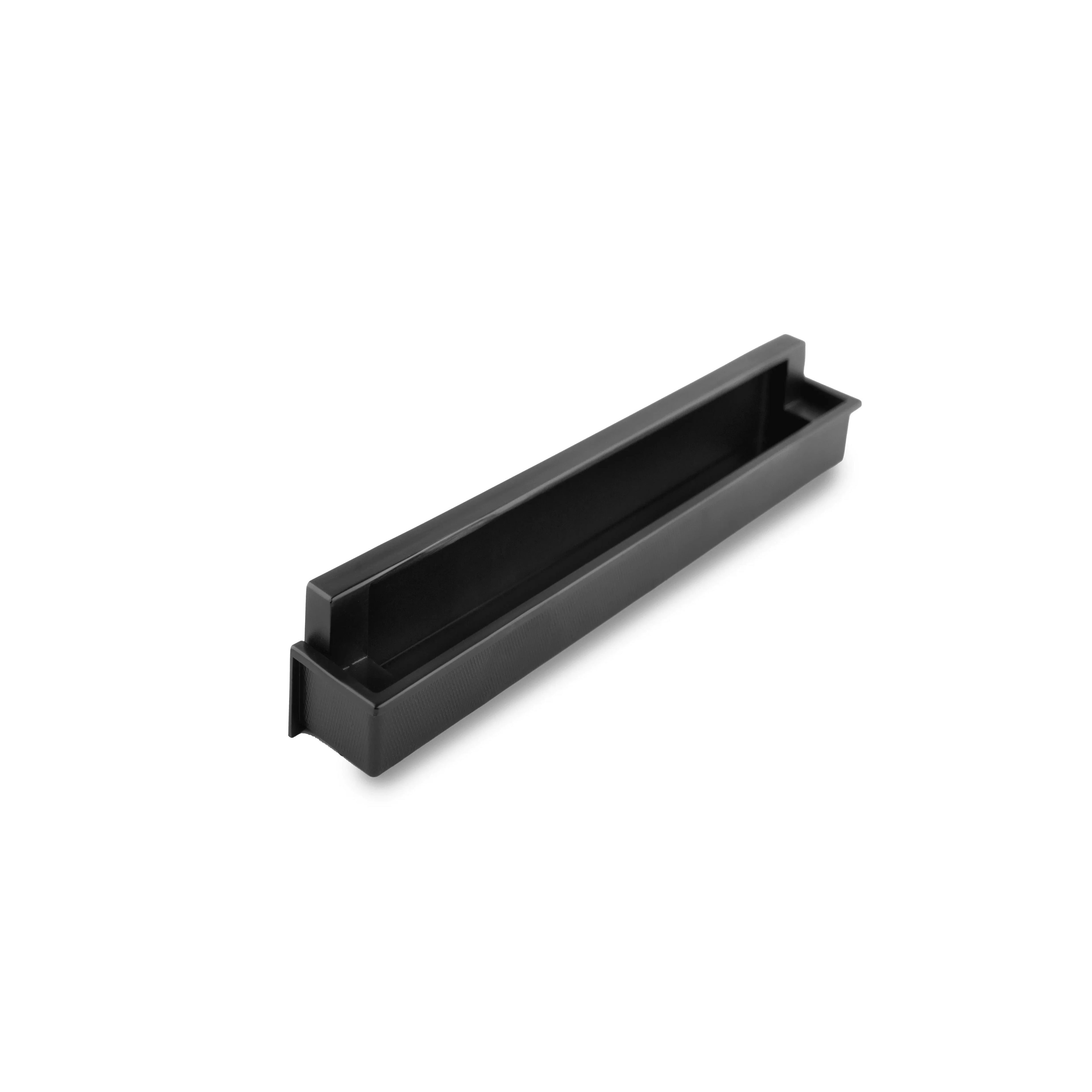 Mantara Concealed Slender Handle Z-0012 is a modern zinc handle in matte black , ideal for wardrobes and sliding doors.