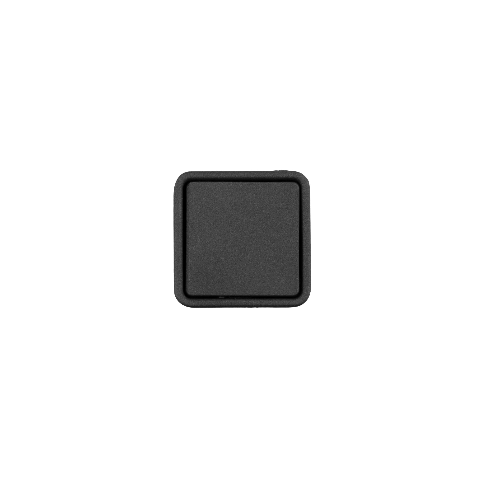 Mantara Concealed Square Handle Z-0009 is a modern zinc alloy knob in brushed black ideal for drawers,dresser drawers and hooks.