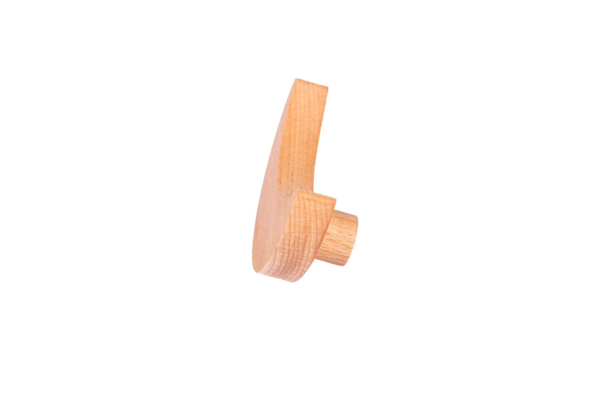 Mantara Crescent Moon Knob W-0046 is a modern beech wood knob, ideal for kitchen drawers, dresser drawers.