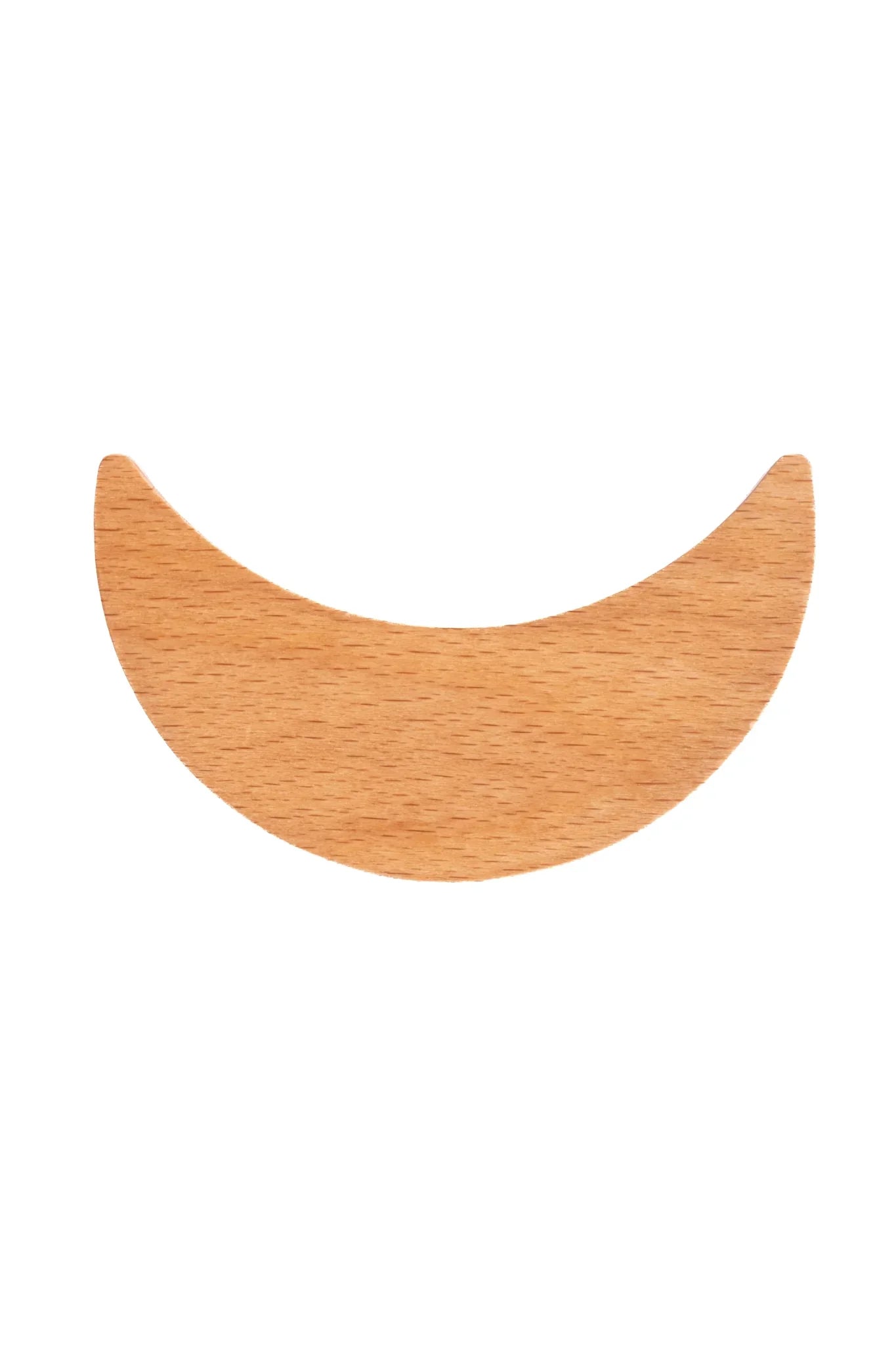 Mantara Crescent Moon Knob W-0046 is a modern beech wood knob, ideal for kitchen drawers, dresser drawers.