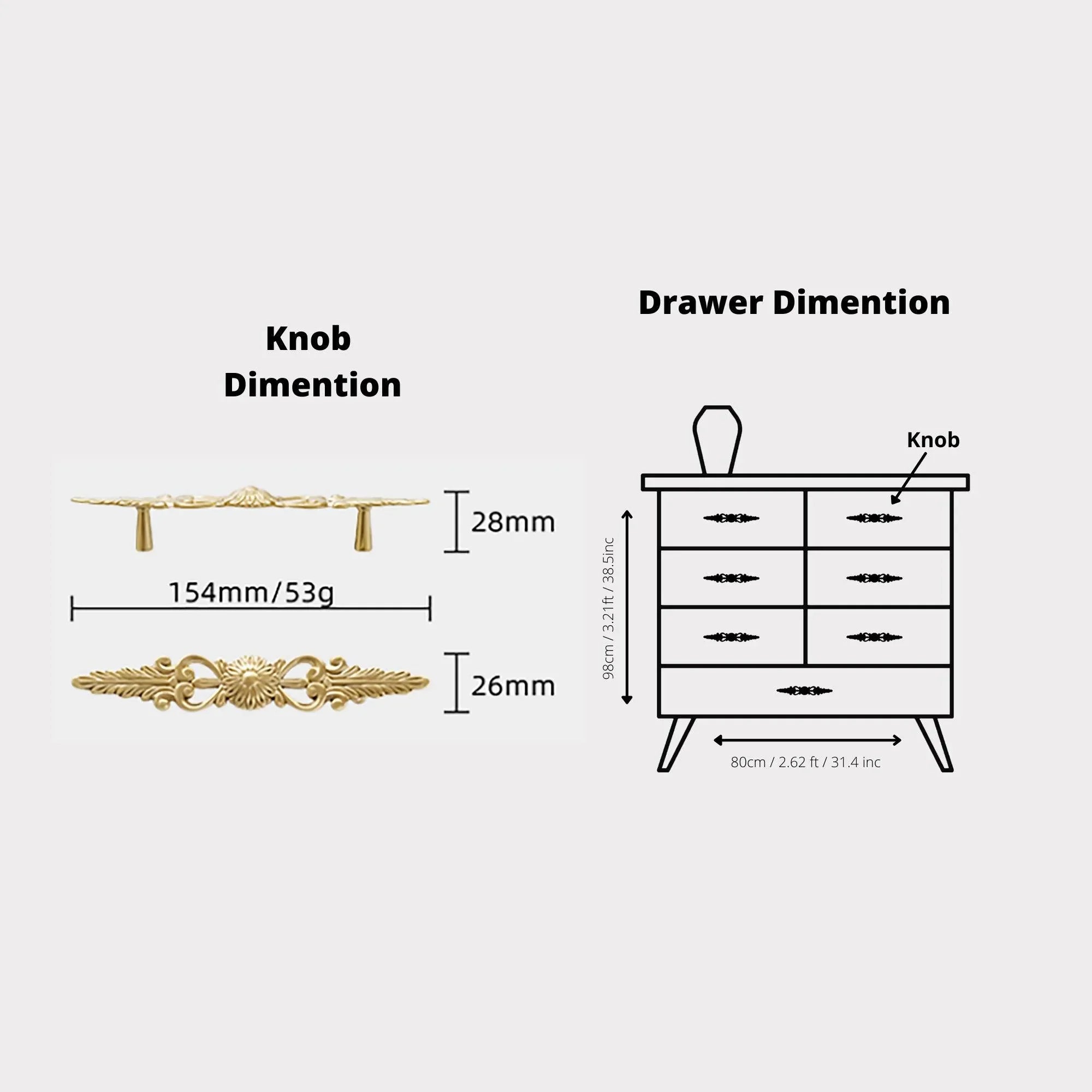 Mantara Daisy Handle B-0087 is a modern brass handle in gold, ideal for drawers, cabinets, wardrobes, and main doors.
