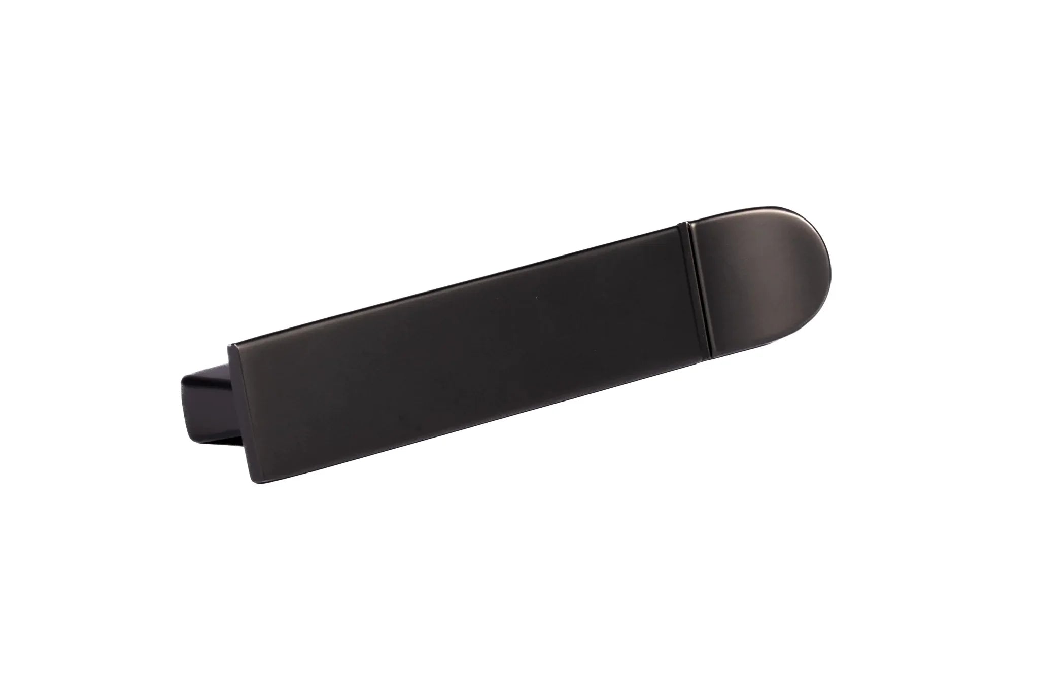Mantara Darius Handle Z-0030 is a modern zinc handle in brushed Grey finish, ideal for kitchen and dresser drawers.