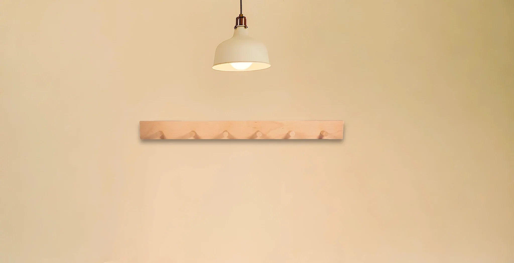 Mantara Drift Hook W-0057 is a modern beech wood hook with brushed finish, ideal for kitchen, bedroom, and other spaces.