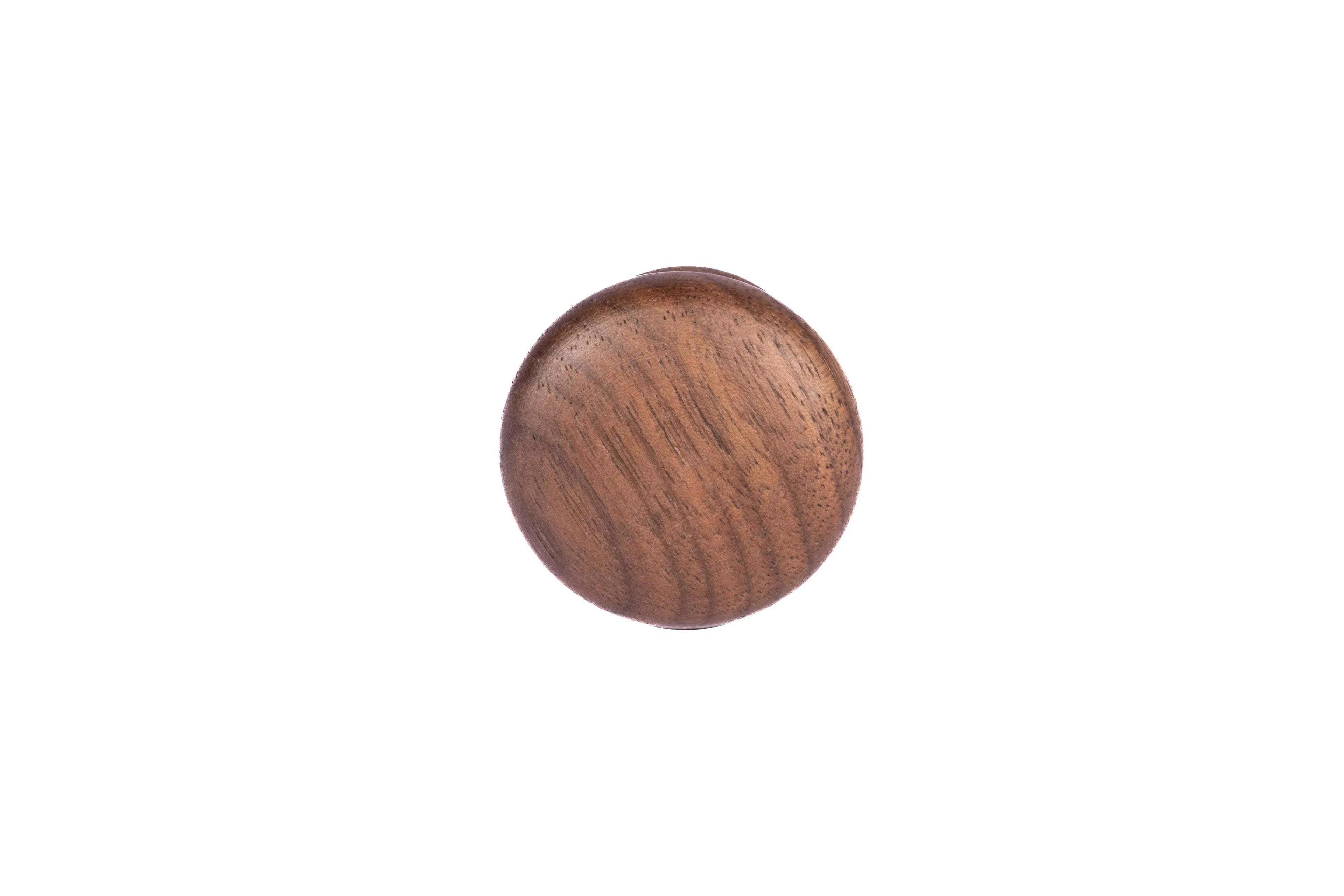 Mantara Tectona Knob W-0054 is a modern walnut wood knob with brushed finish, ideal for kitchen drawers, dresser drawers.
