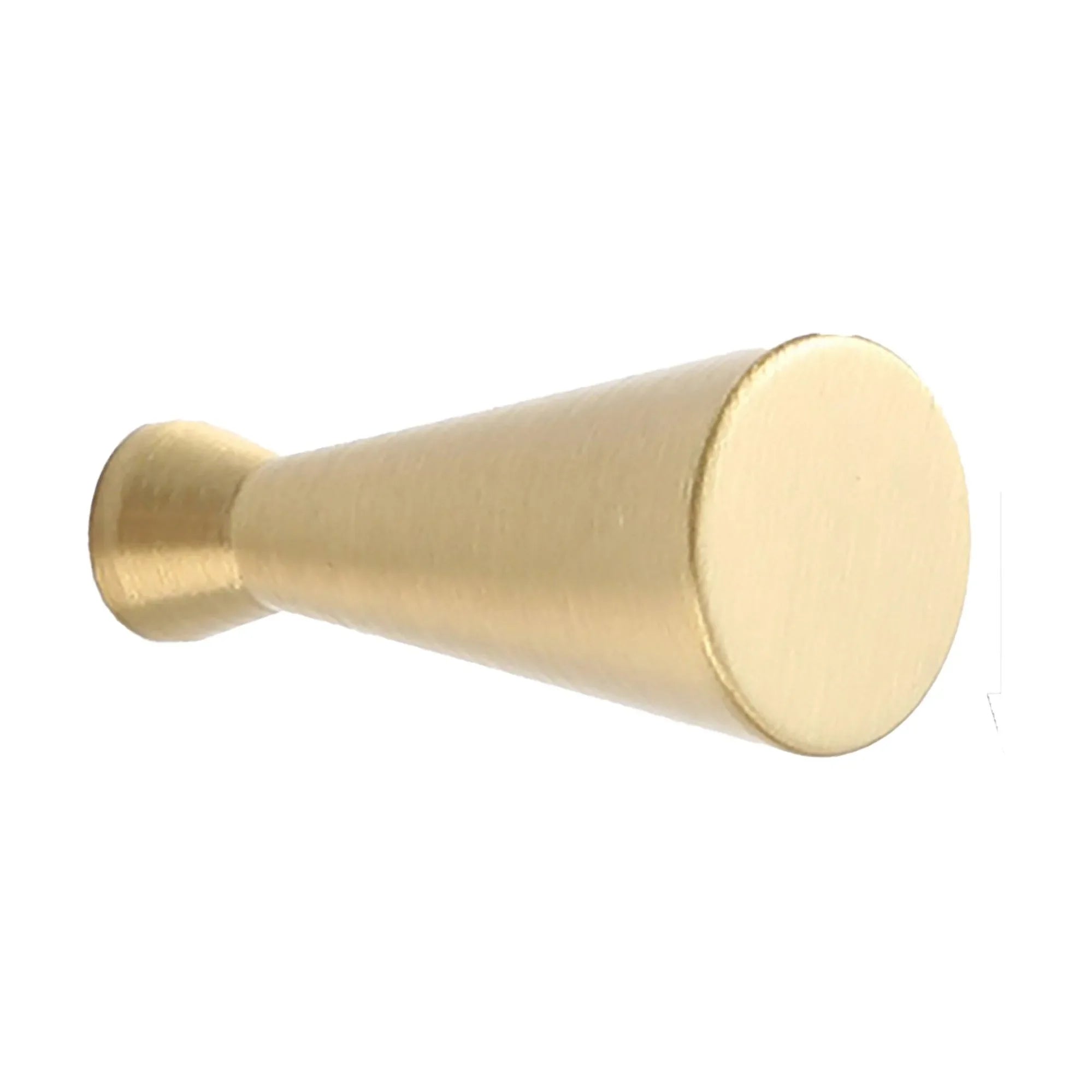 Mantara Elani Hook B-0094 is a modern brushed brass wall hook in gold, ideal for bathrooms, bedrooms, and living spaces.