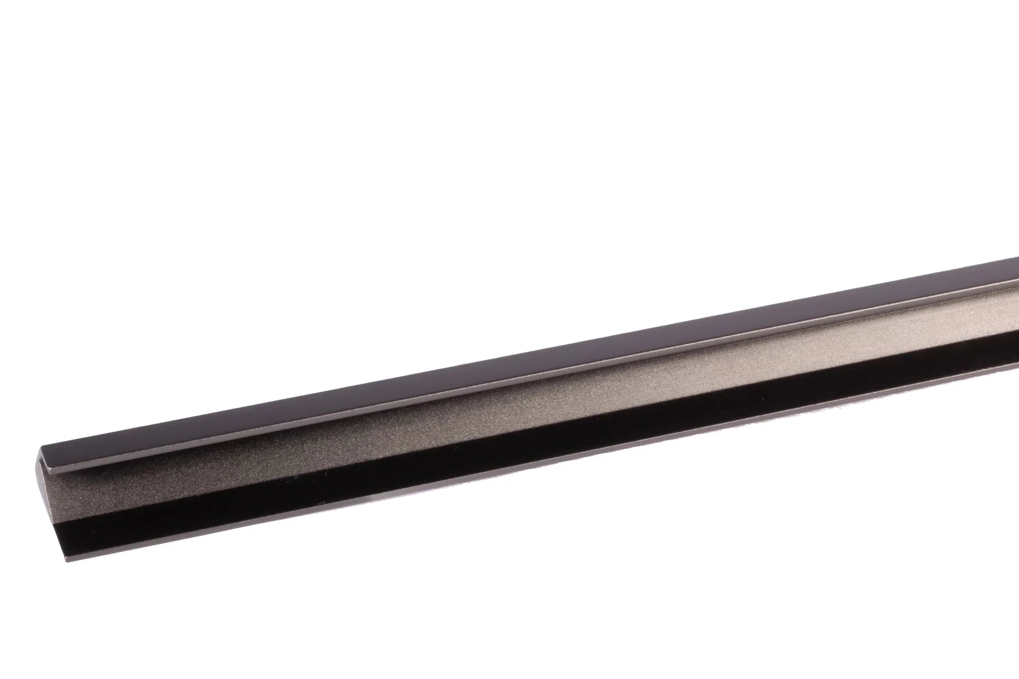 The Mantara AL-0009 Elara Handle is a modern aluminium handle in grey with a brushed finish, perfect for kitchens and cabinets.