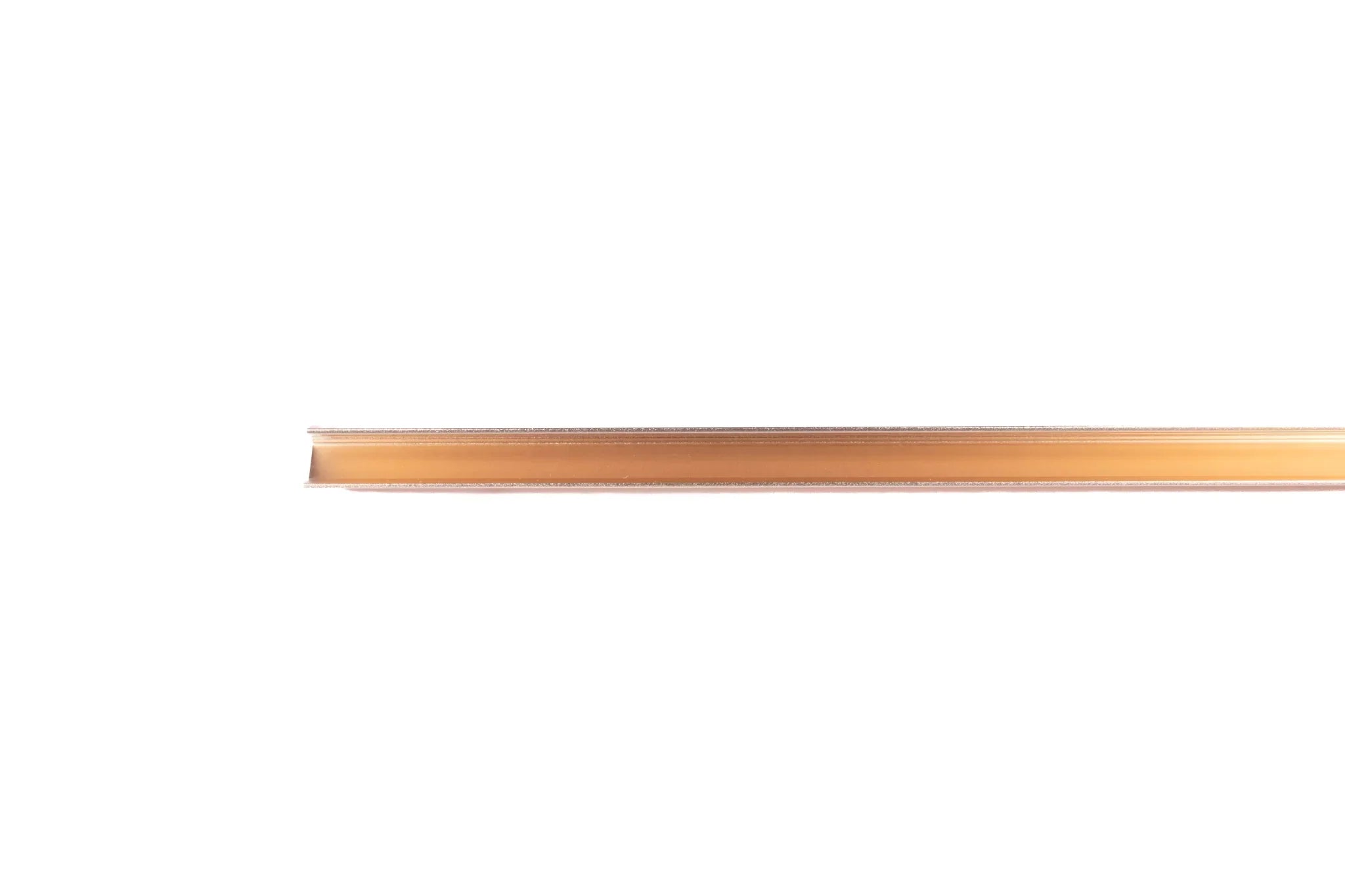 The Mantara AL-0009 Elara Handle is a modern aluminium handle in rose gold with a brushed finish, perfect for kitchens and cabinets.