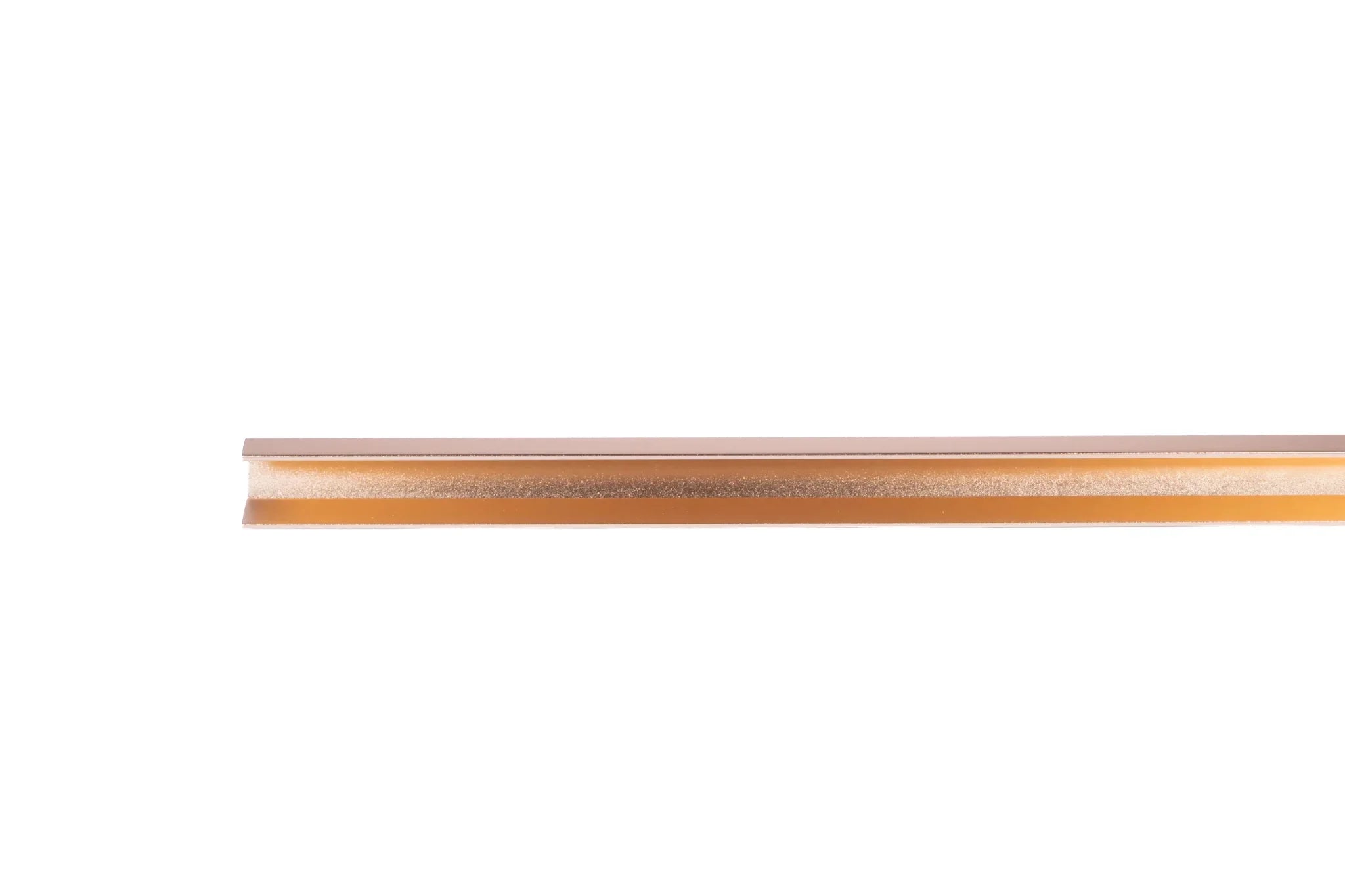The Mantara AL-0009 Elara Handle is a modern aluminium handle in rose gold with a brushed finish, perfect for kitchens and cabinets.