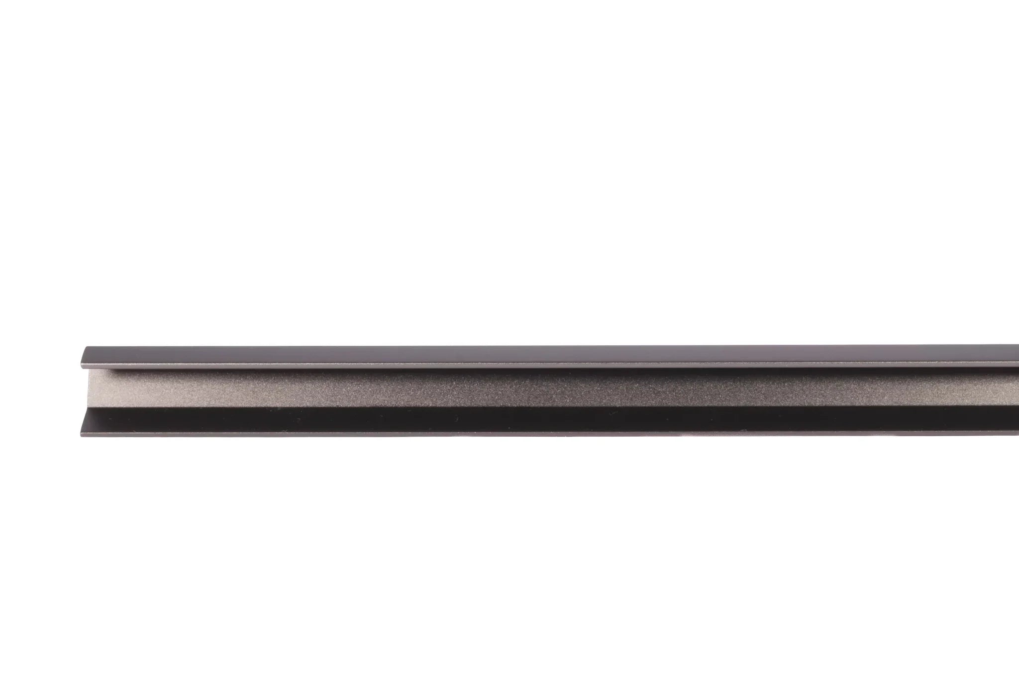 The Mantara AL-0009 Elara Handle is a modern aluminium handle in grey with a brushed finish, perfect for kitchens and cabinets.