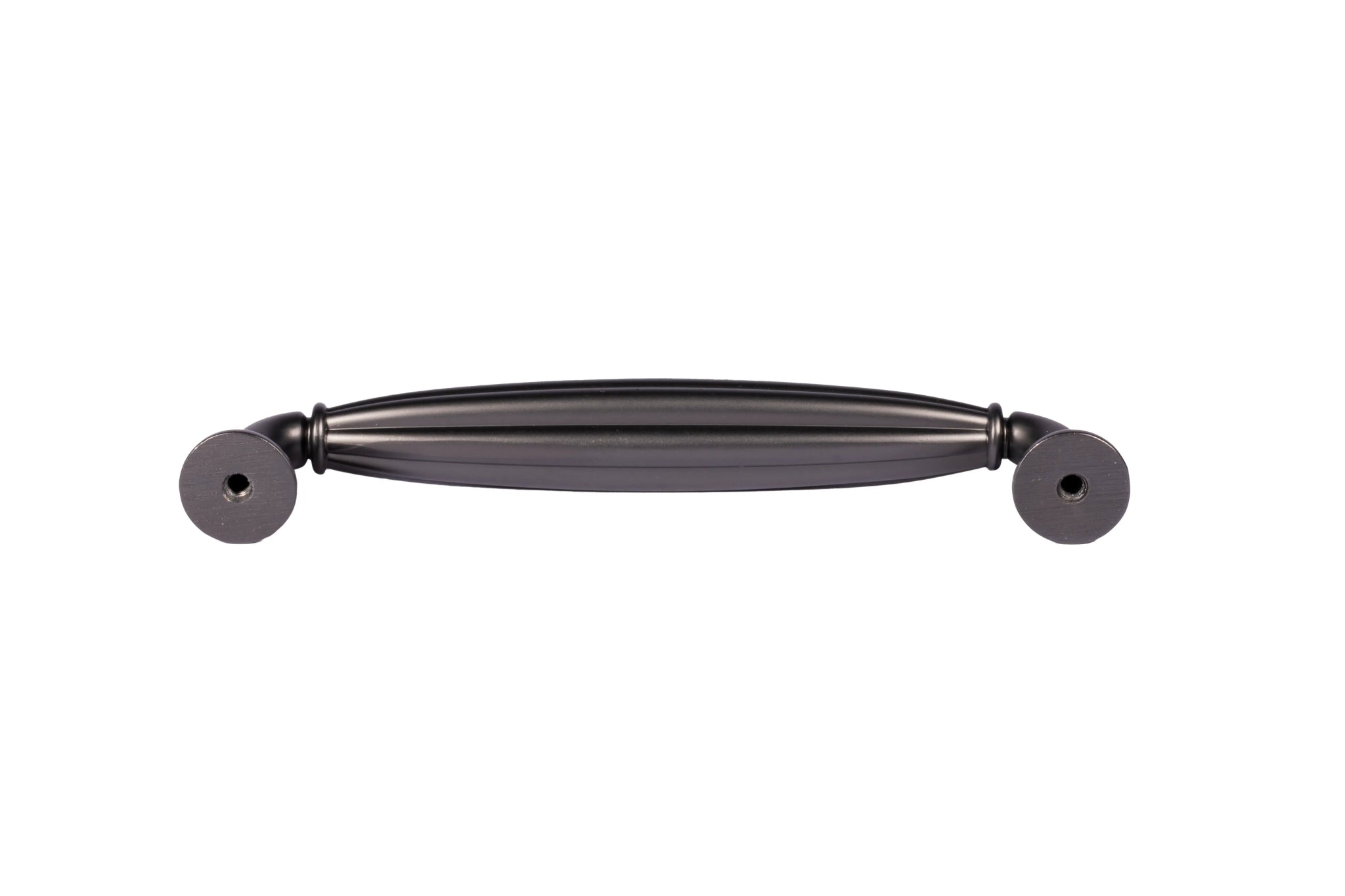 Mantara Empress Handle Z-0022 is a modern zinc alloy handle in brushed black finish, ideal for kitchen drawers, dresser drawers.