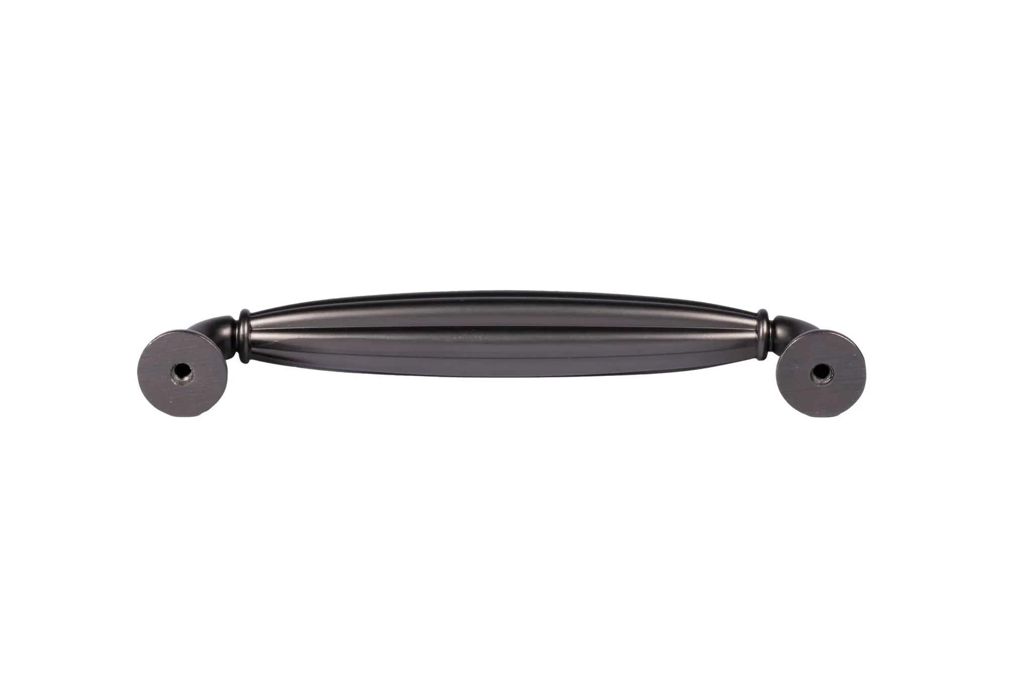 Mantara Empress Handle Z-0022 is a modern zinc alloy handle in brushed black finish, ideal for kitchen drawers, dresser drawers.
