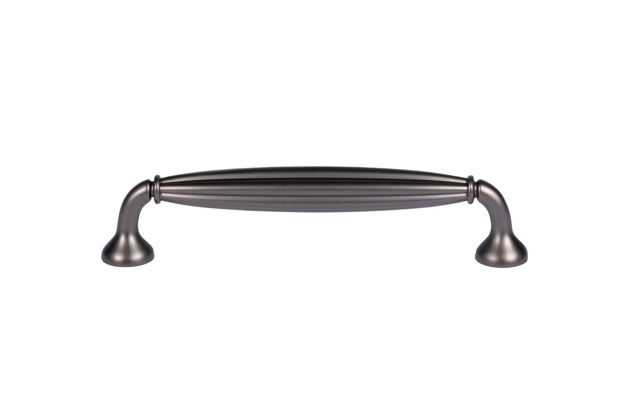 Mantara Empress Handle Z-0022 is a modern zinc alloy handle in brushed black finish, ideal for kitchen drawers, dresser drawers.
