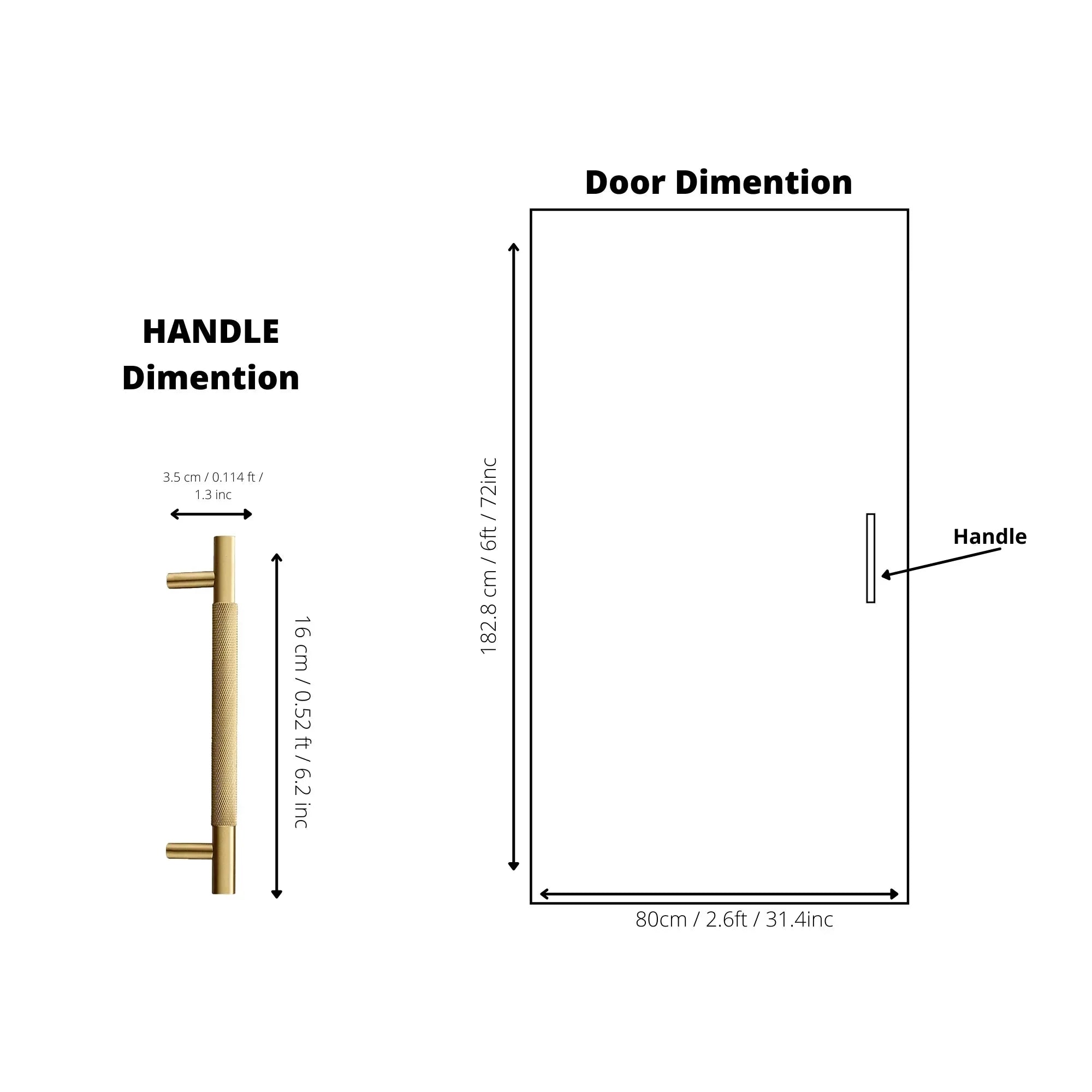 Mantara Enigma Handle B-0061 is a modern brushed brass handle in gold, ideal for cupboards and drawers.