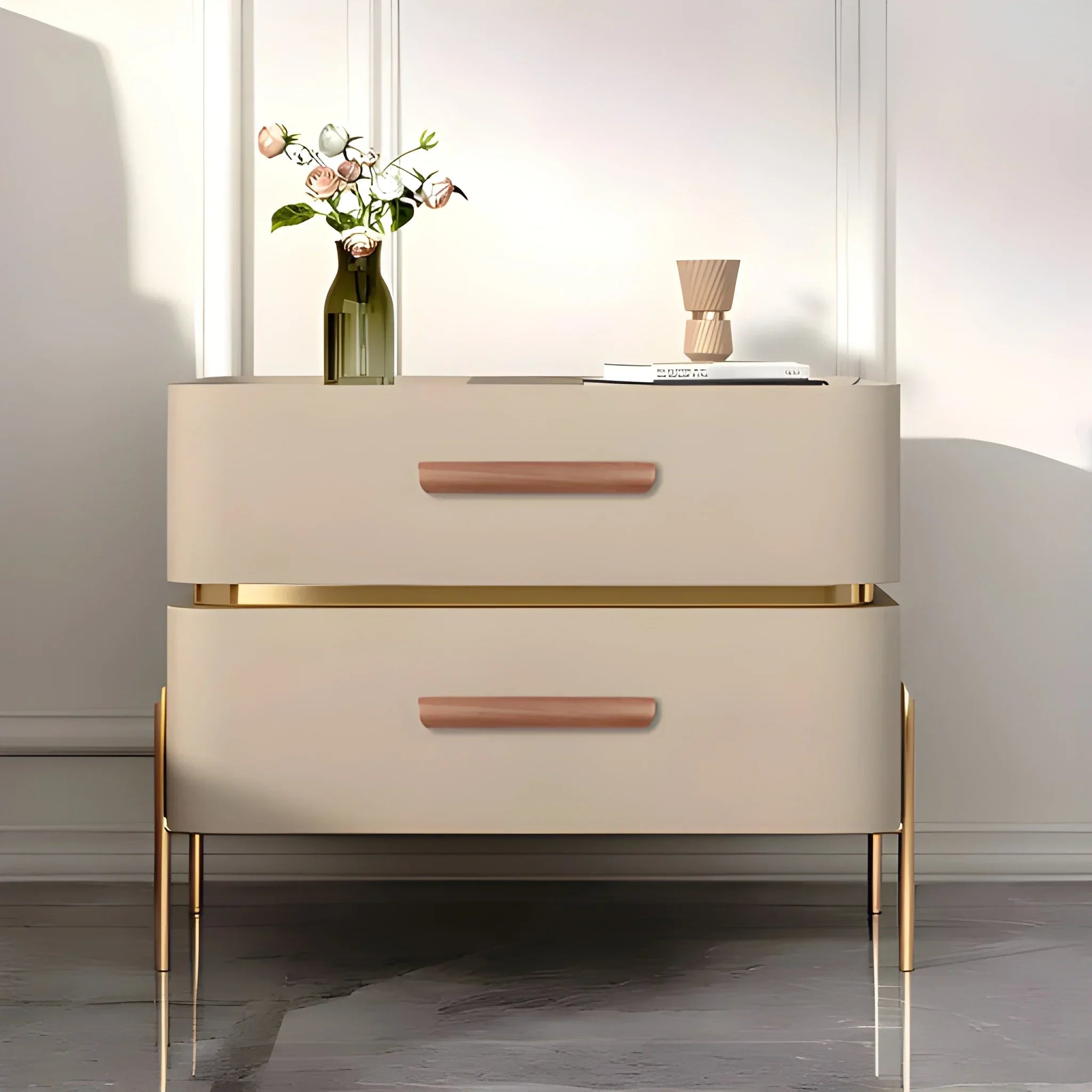 Mantara Salvan Handle W-0047 is a modern walnut wood handle, ideal for kitchen drawers, dresser drawers.