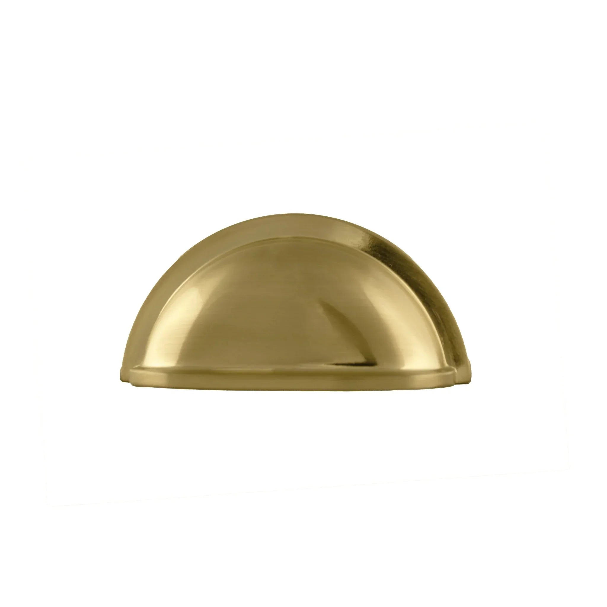 Mantara Exedra Pull Knob Matte Z-0003 is a modern zinc alloy knob in gold ideal for furniture and drawers.