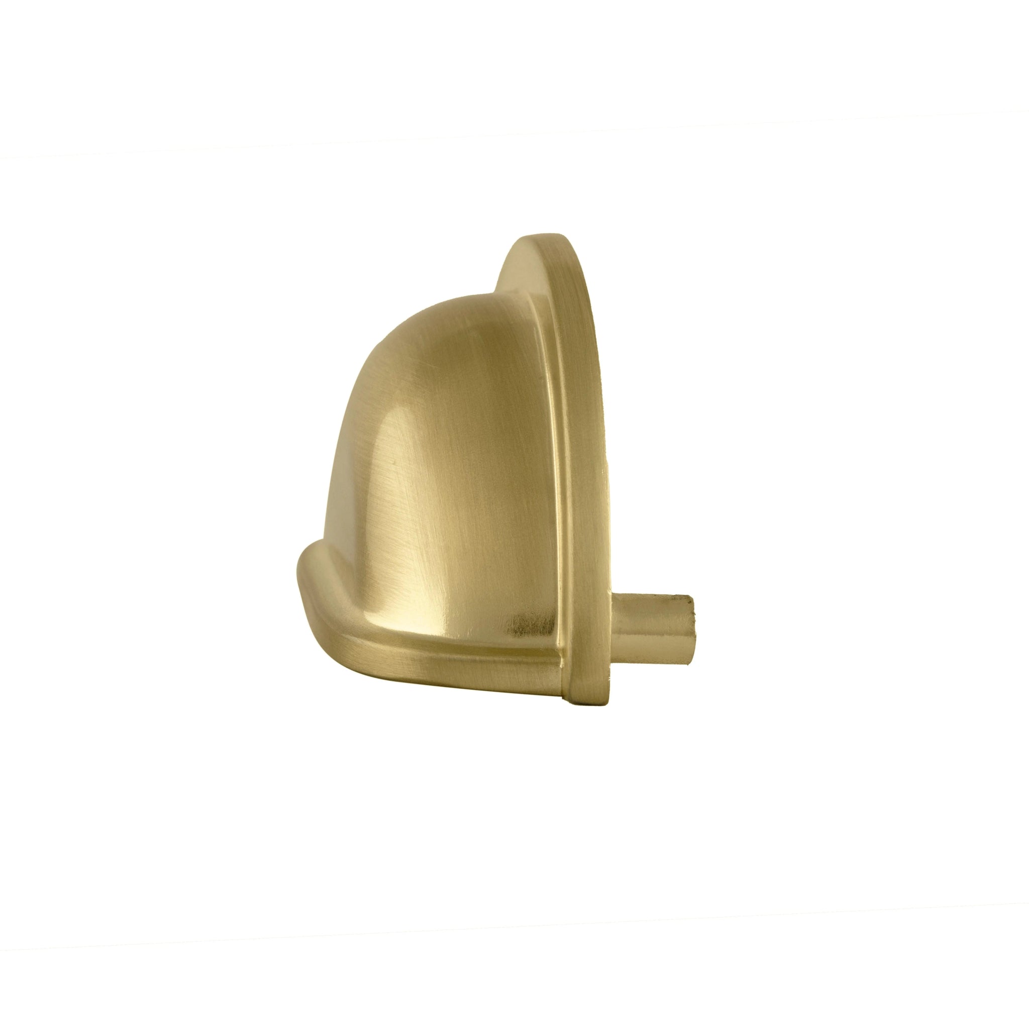 Mantara Exedra Pull Knob Matte Z-0003 is a modern zinc alloy knob in gold ideal for furniture and drawers.