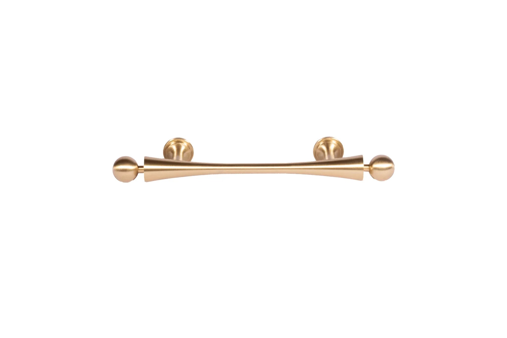 Mantara Felicity Handle B-0071 is a modern brass handle in brushed gold, ideal for wardrobes, doors, and furniture.