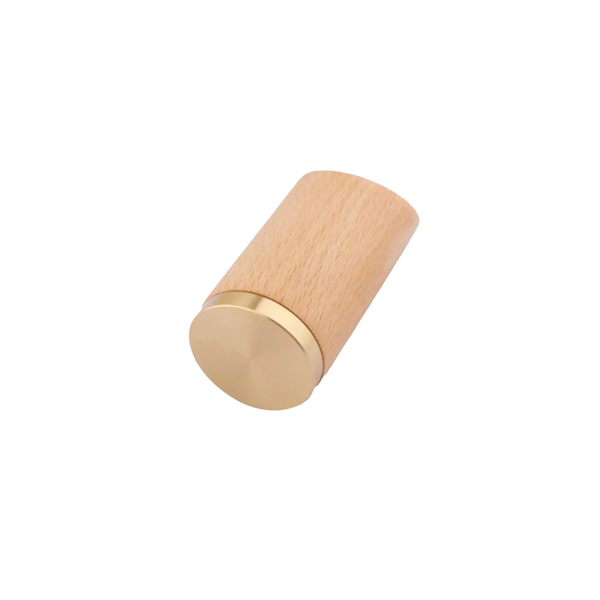 Mantara Flair Hook W-0013 is a natural wood & brass wall hook in beige with polished finish, ideal for homes & hotels.