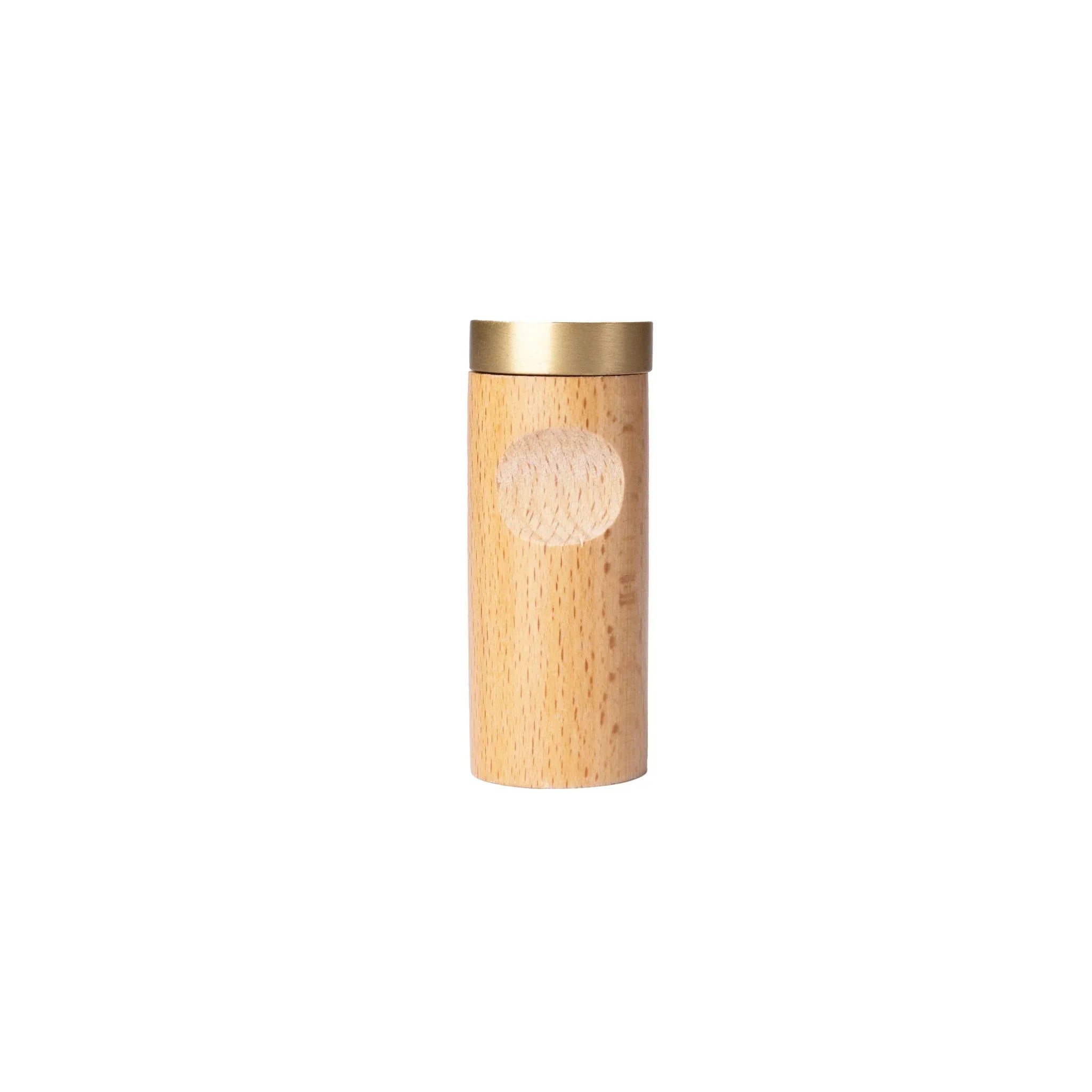 Mantara Flair Hook W-0013 is a natural wood & brass wall hook in beige with polished finish, ideal for all rooms.