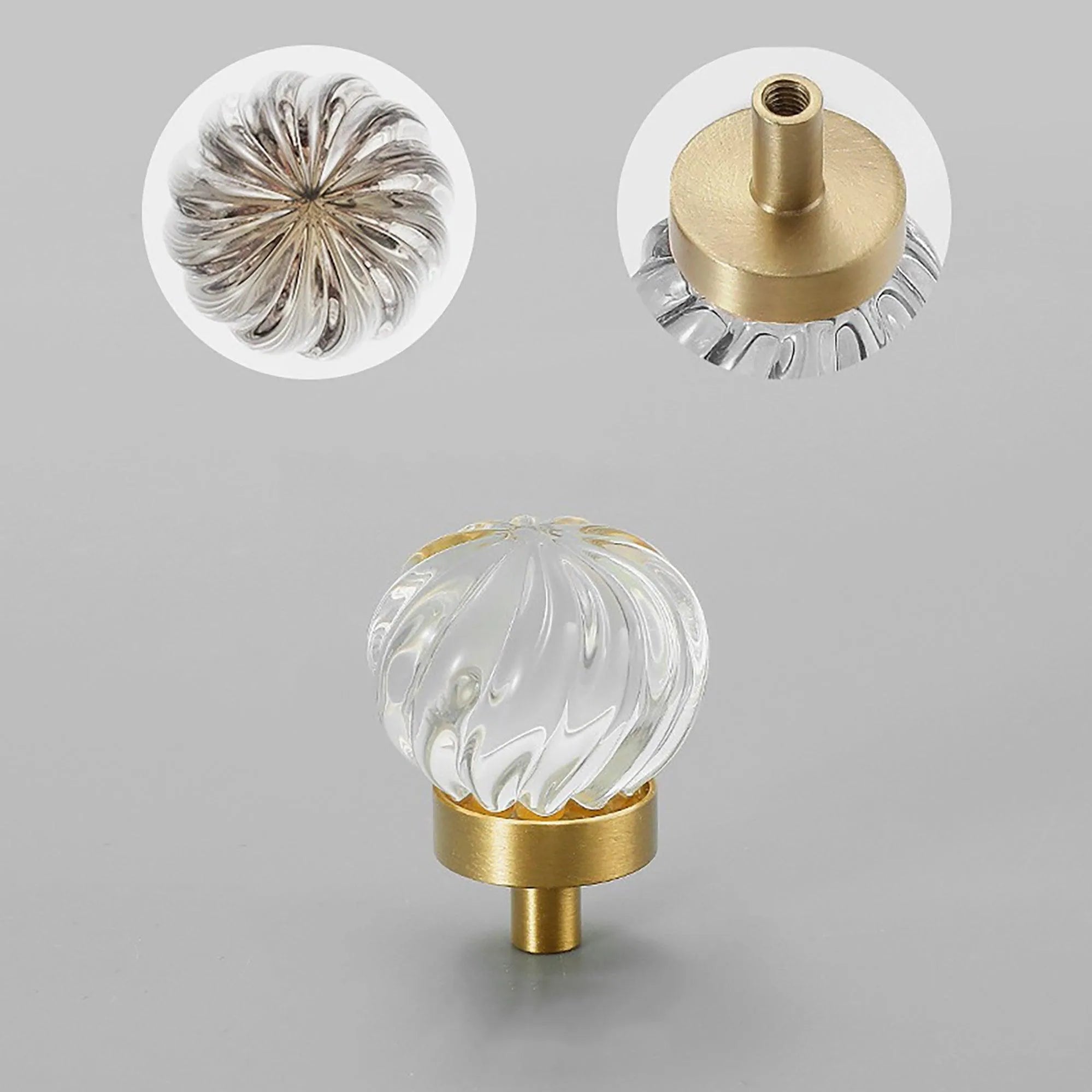 The Mantara C-0011 is a modern knob in white/brass, ideal for kitchens, cabinets, and drawers.