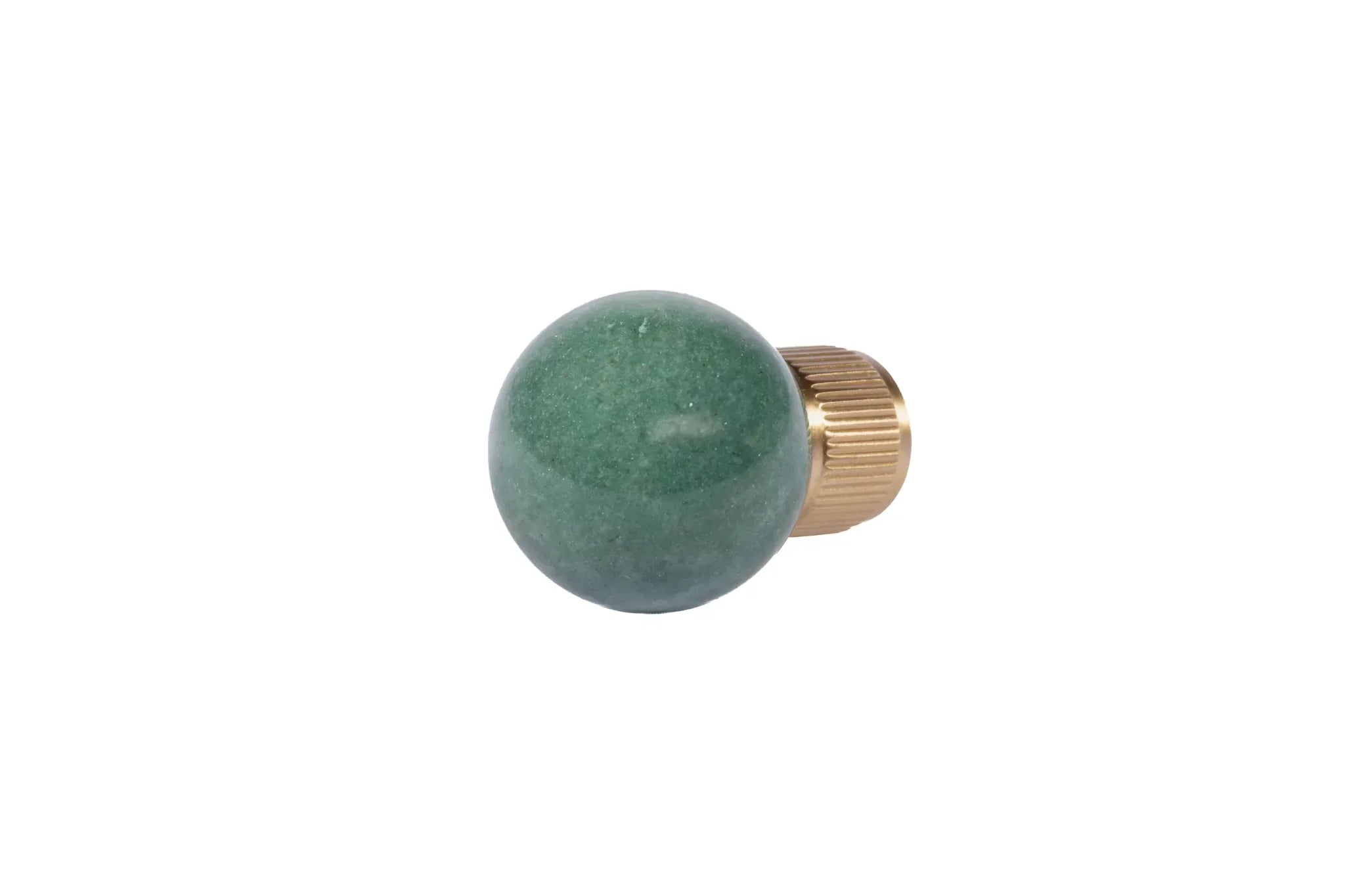 The Mantara C-0028 Geodelle Knob is a modern crystal knob in green, perfect for drawers, cabinets, and wardrobes.