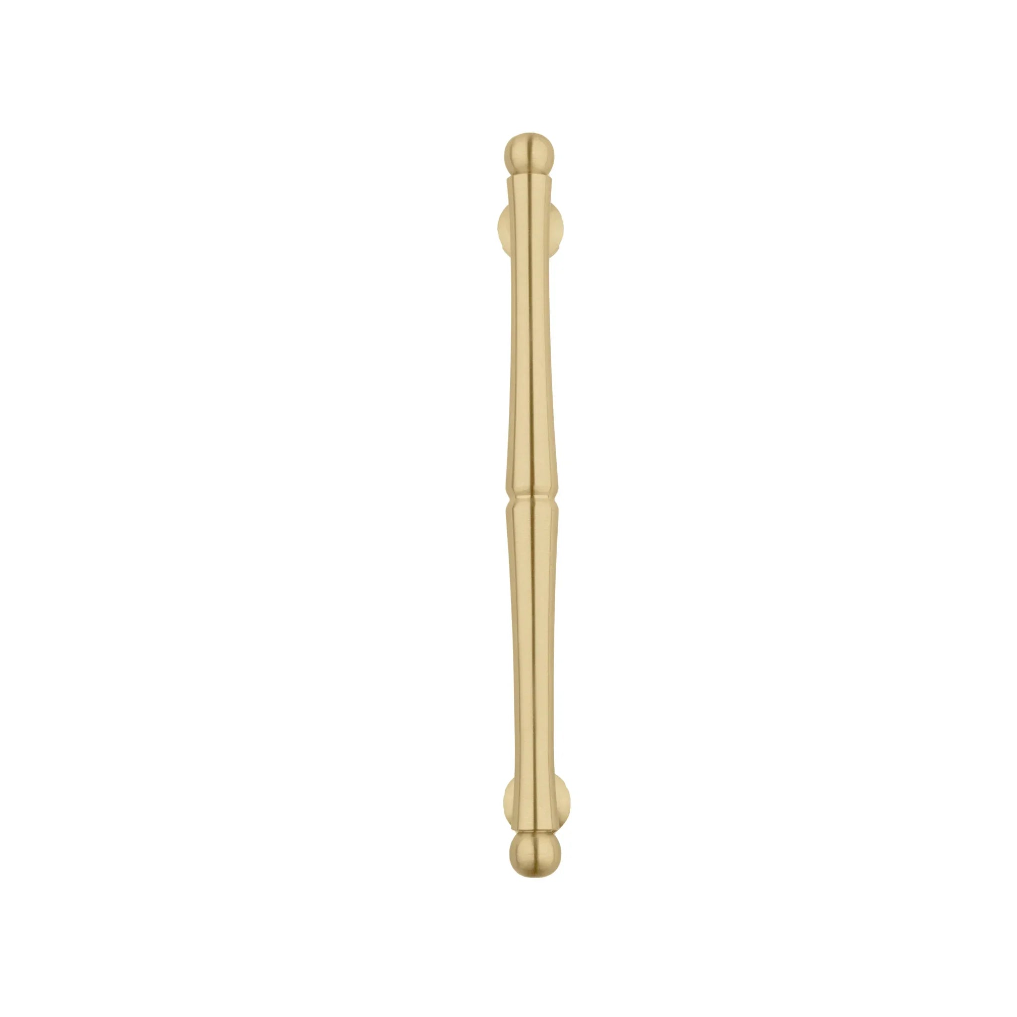 Mantara Giselle Handle B-0069 is a modern brushed brass handle in gold, ideal for cupboards and kitchens.