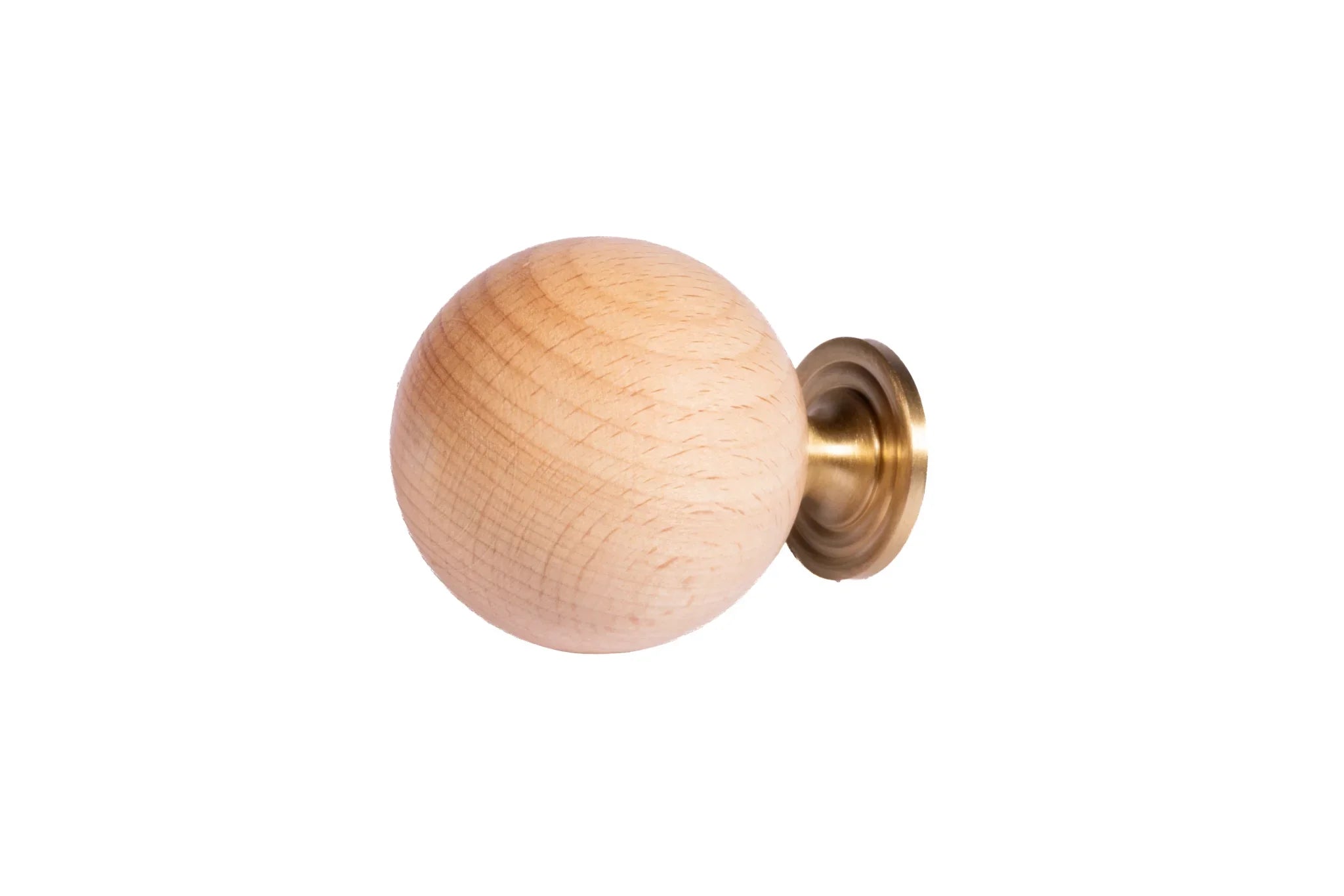 Mantara Globe Knob W-0049 is a modern beech wood knob, ideal for kitchen drawers, dresser drawers.
