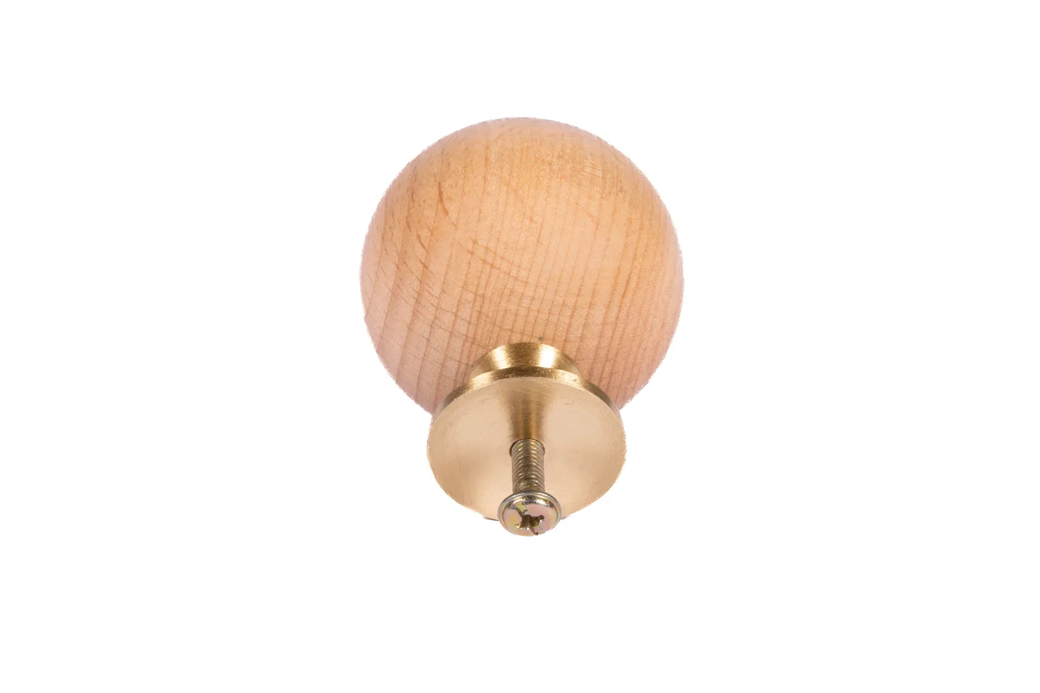 Mantara Globe Knob W-0049 is a modern beech wood knob, ideal for kitchen drawers, dresser drawers.