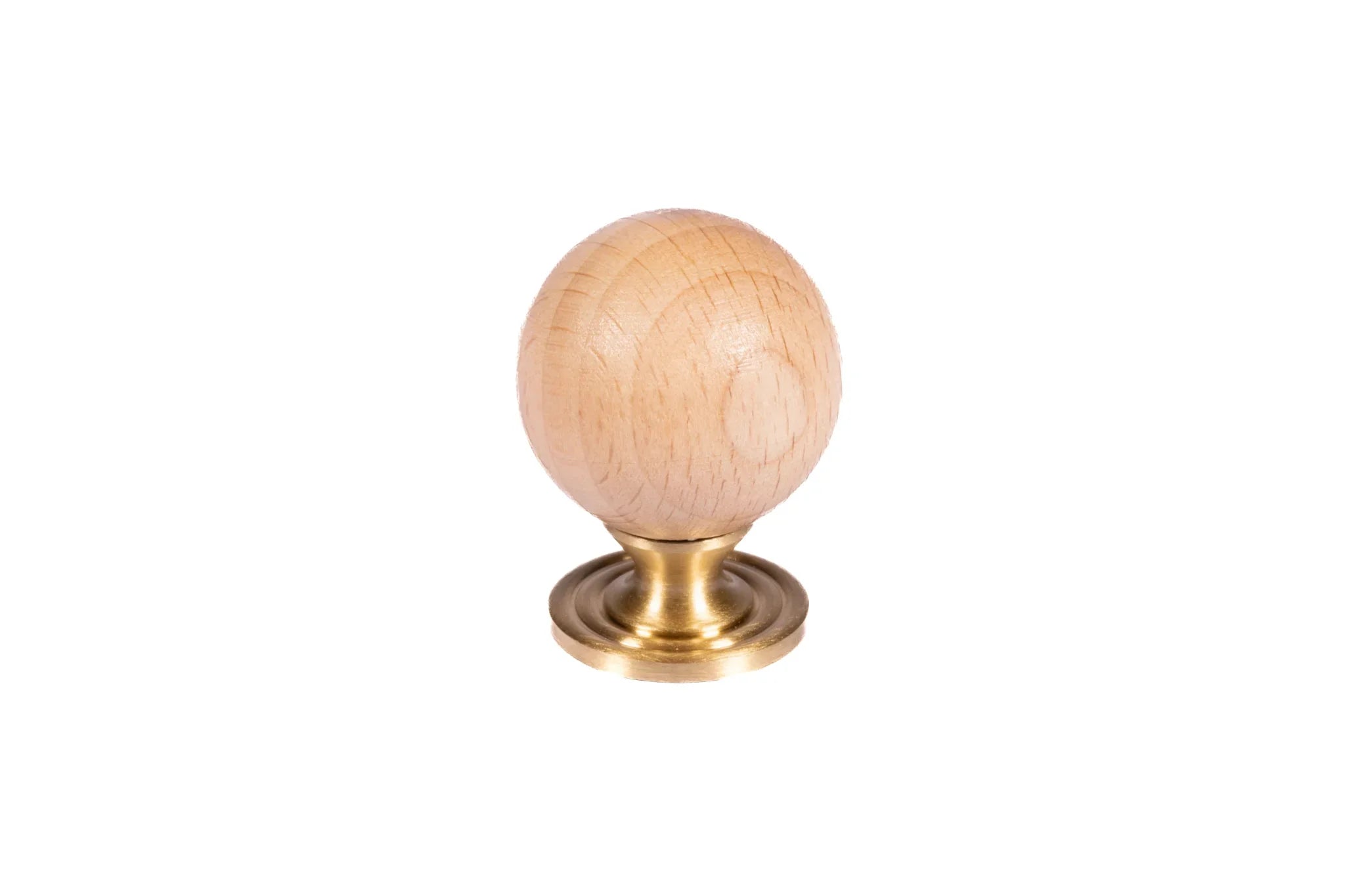Mantara Globe Knob W-0049 is a modern beech wood knob, ideal for kitchen drawers, dresser drawers.