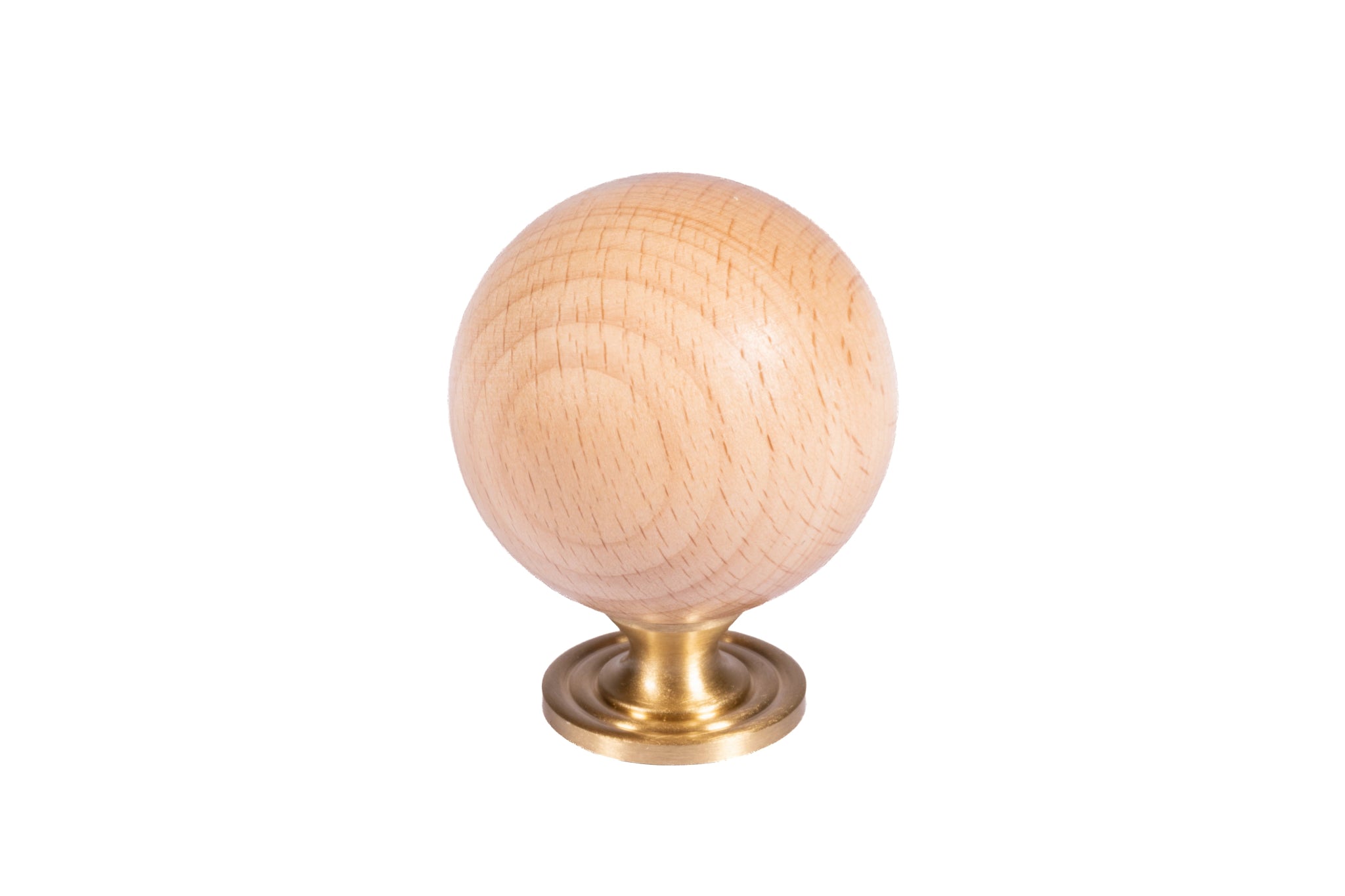 Mantara Globe Knob W-0049 is a modern beech wood knob, ideal for kitchen drawers, dresser drawers.