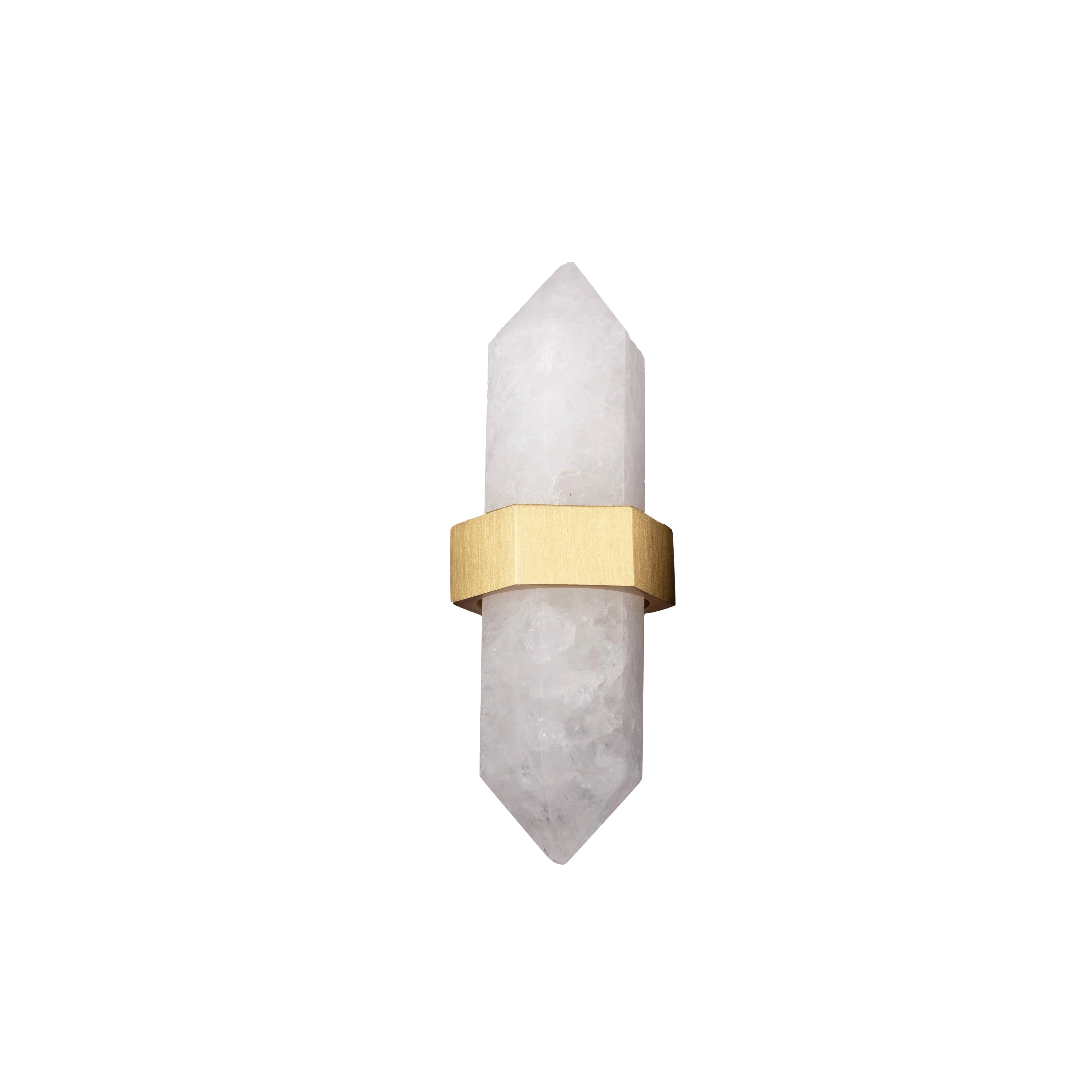 The Mantara C-0012 is a modern crystal knob in white, ideal for kitchens, furniture, drawers, and cabinets.